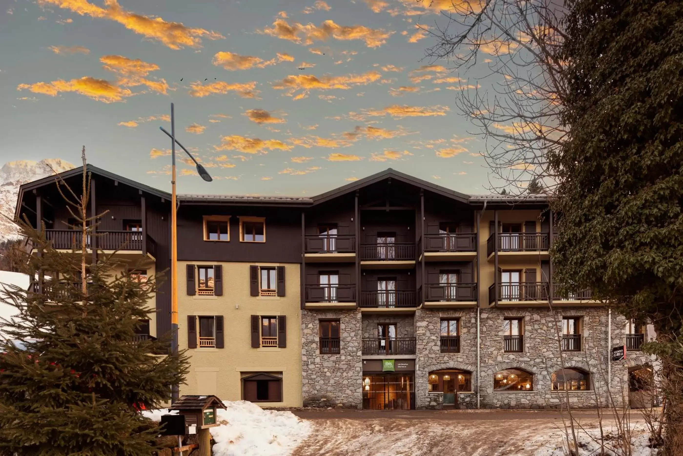 Property building in ibis Styles Les Houches Chamonix Property building in ibis Styles Les Houches Chamonix