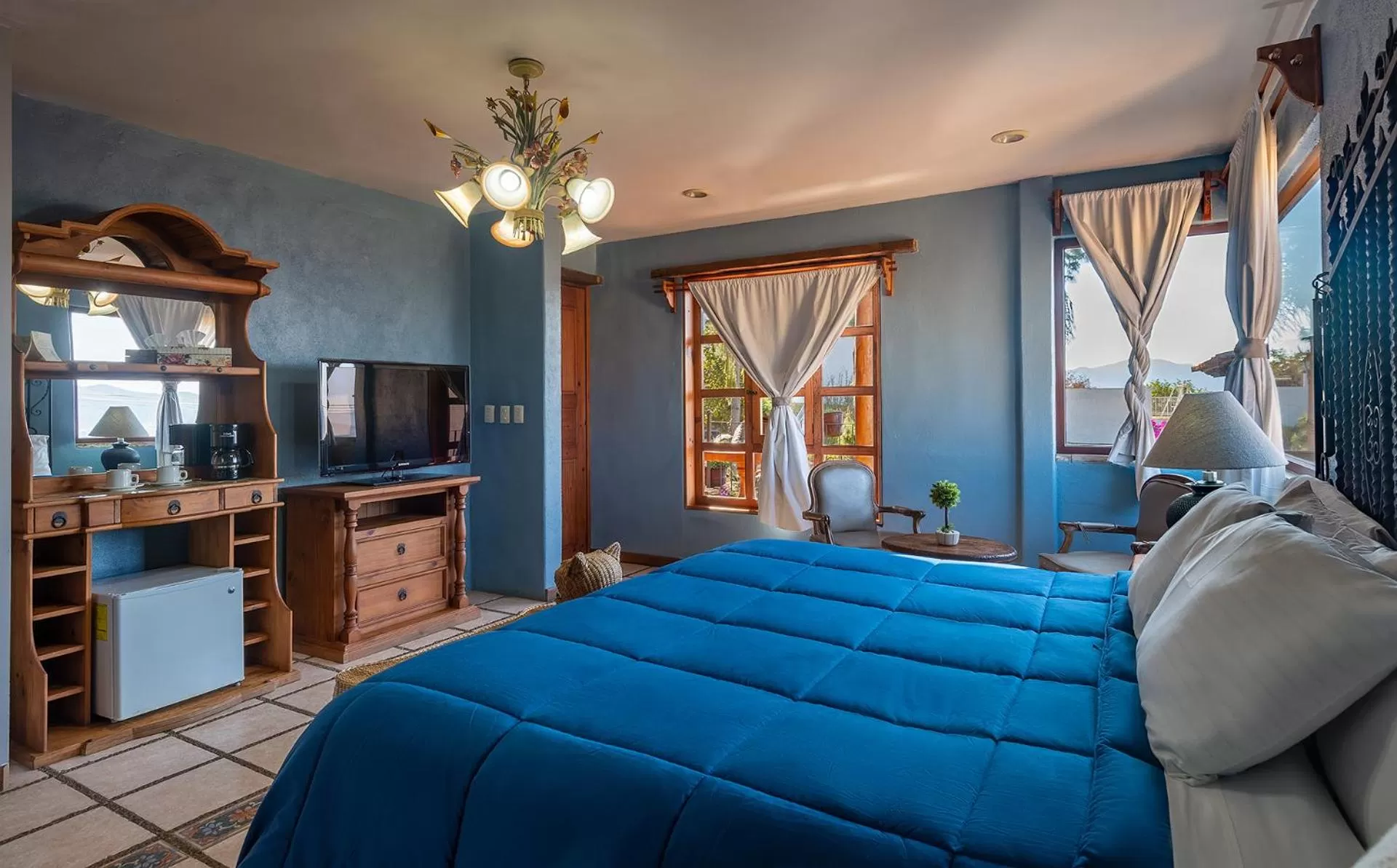 Bed in Eco Hotel Ixhi