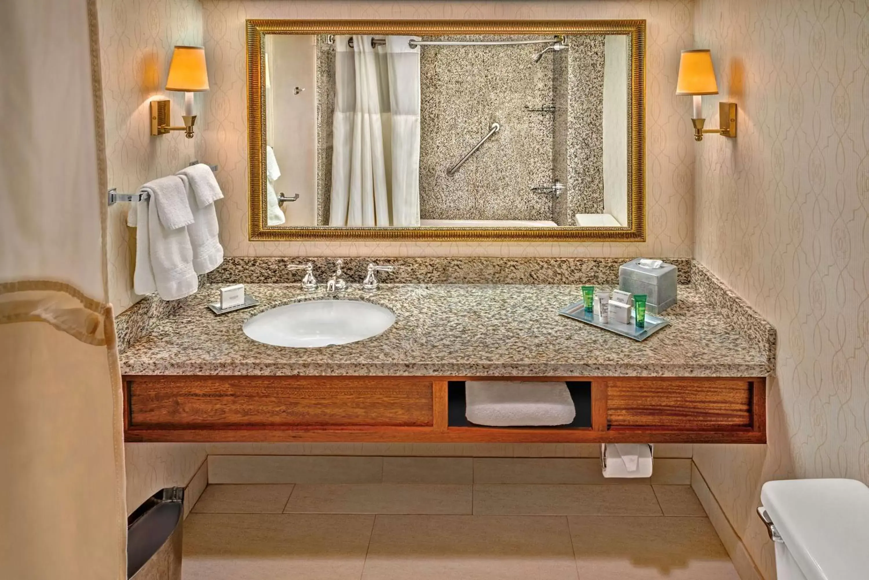 Bathroom in DoubleTree by Hilton Philadelphia Airport