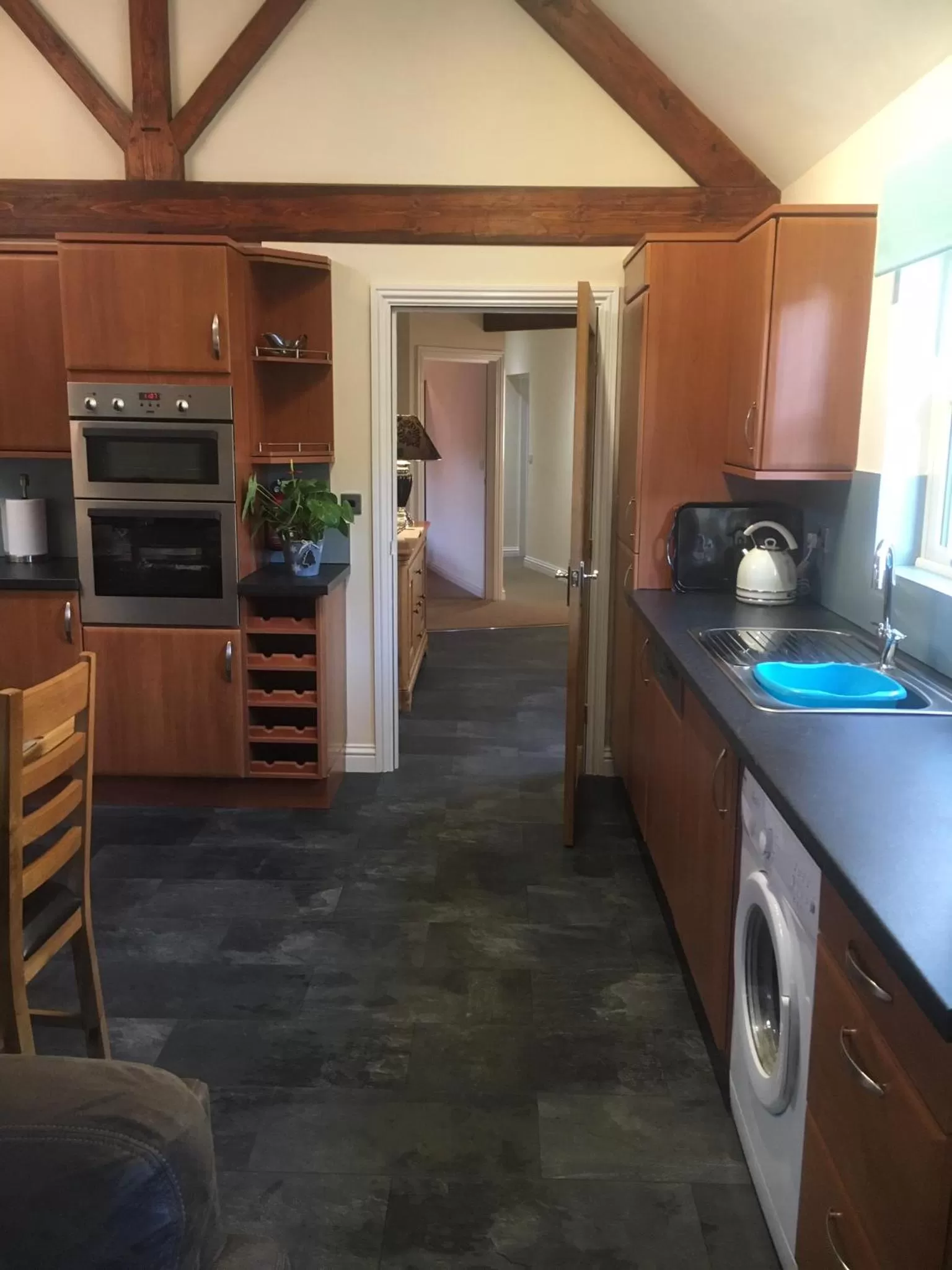 Kitchen or kitchenette in Newsham Grange Farm