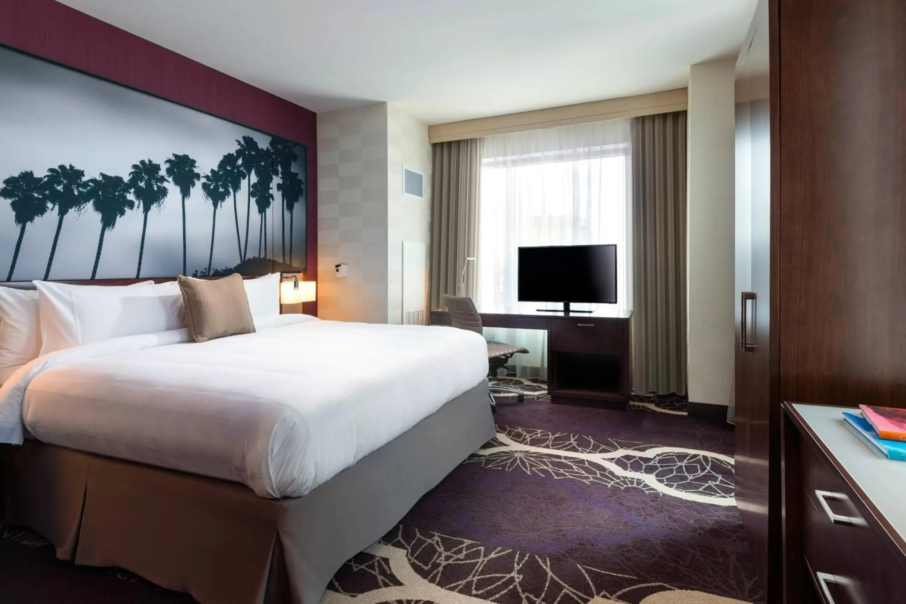 Bedroom, Bed in Residence Inn by Marriott Los Angeles L.A. LIVE
