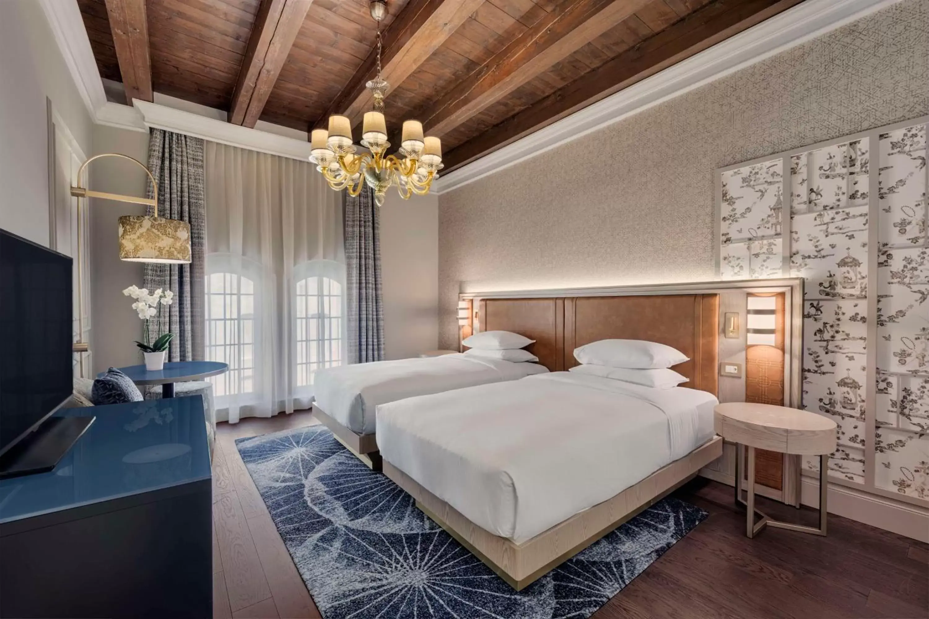 Bedroom, Bed in Hilton Molino Stucky Venice