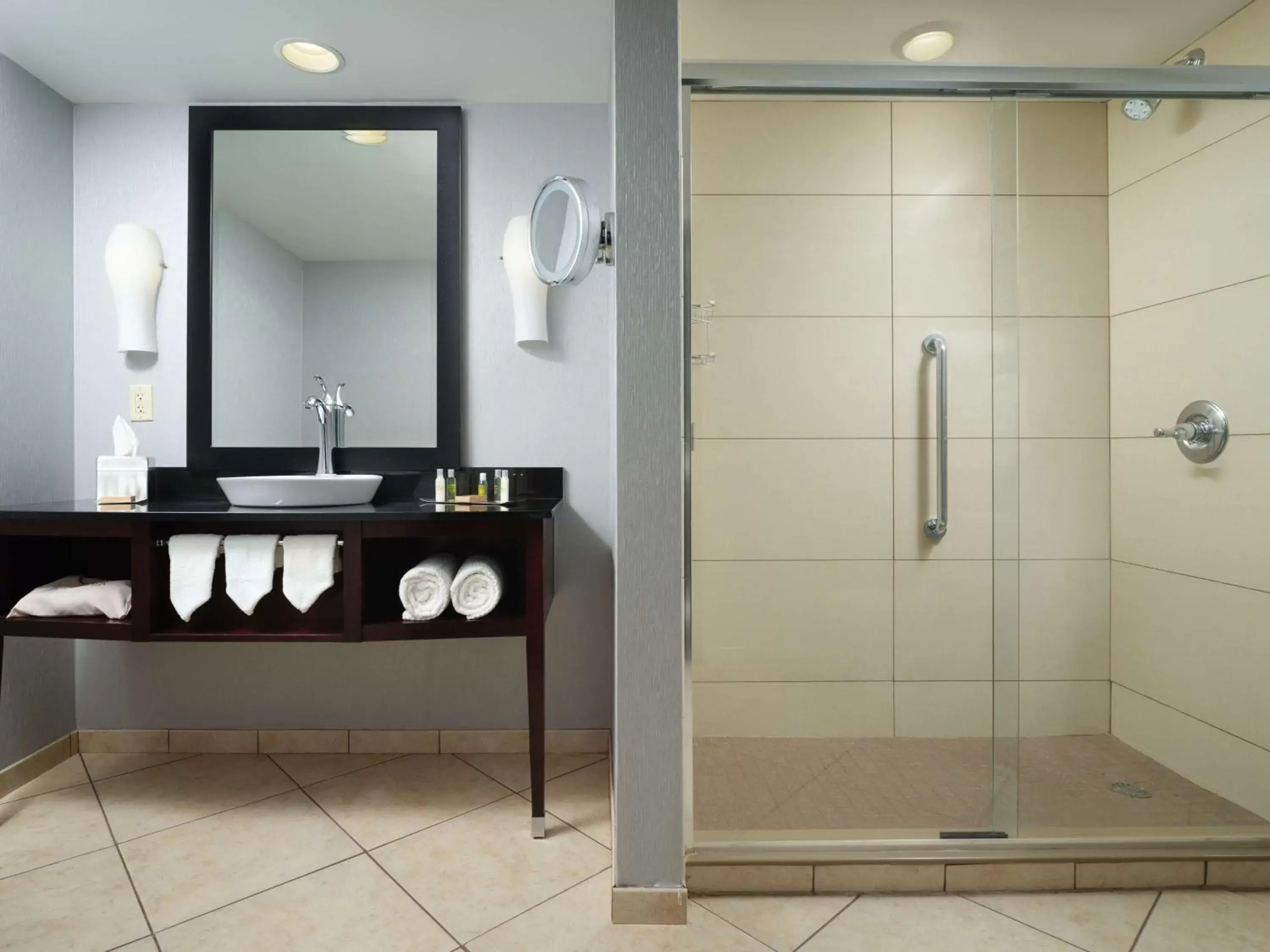 Bathroom in DoubleTree by Hilton Hotel Chattanooga Downtown Bathroom in DoubleTree by Hilton Hotel Chattanooga Downtown