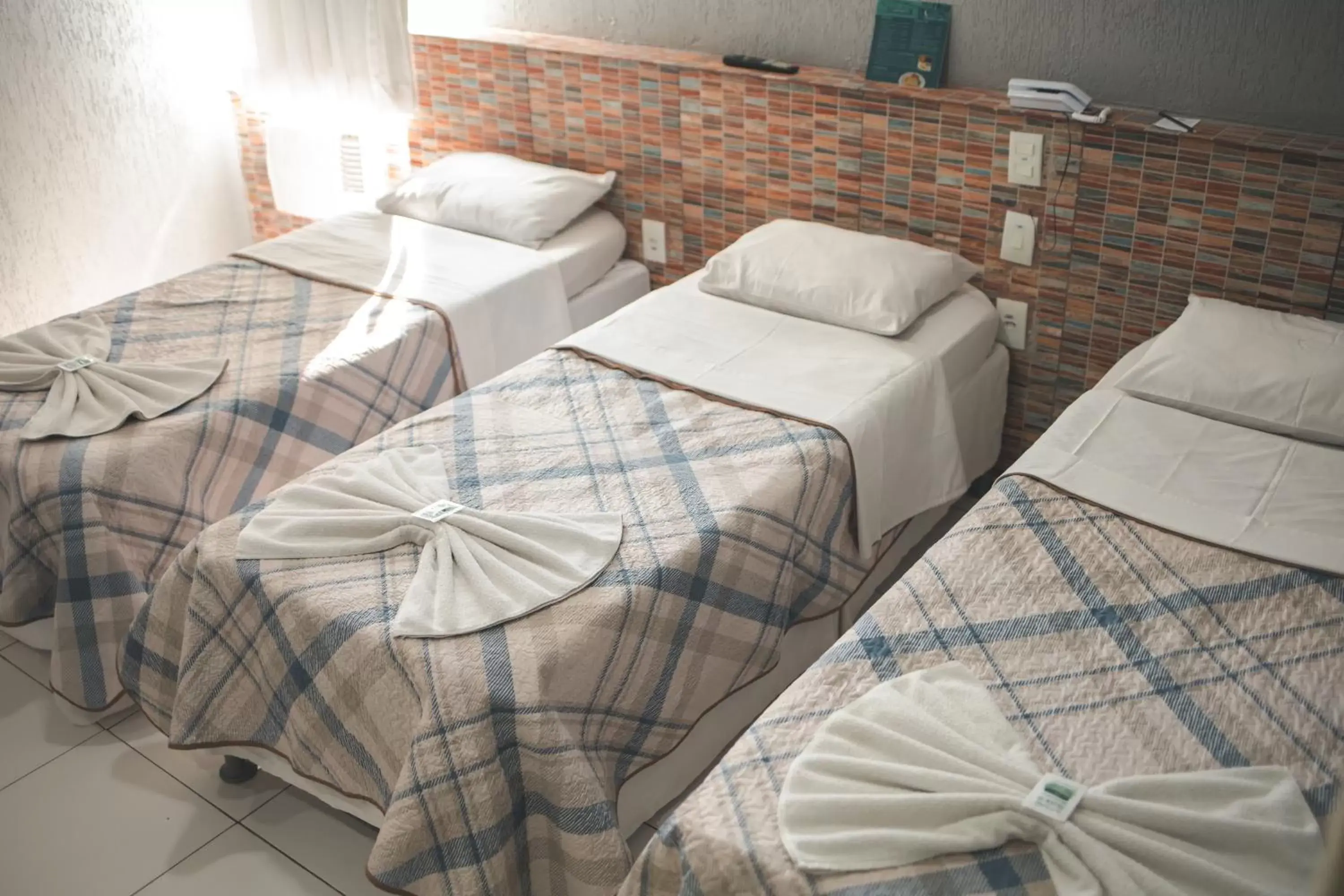 Bed in Hotel Plage Bed in Hotel Plage