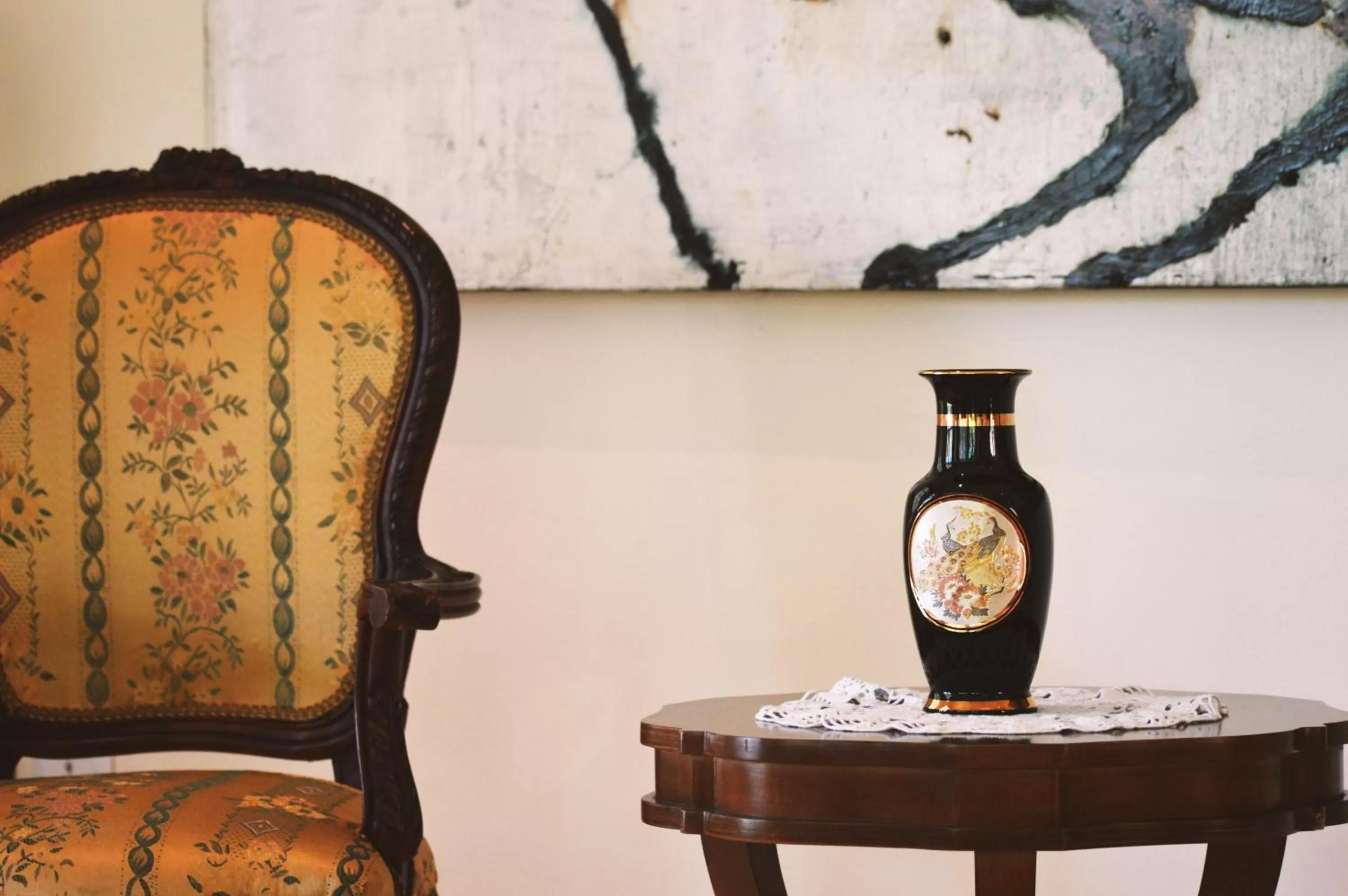 Seating area in Delfina Boutique Hotel