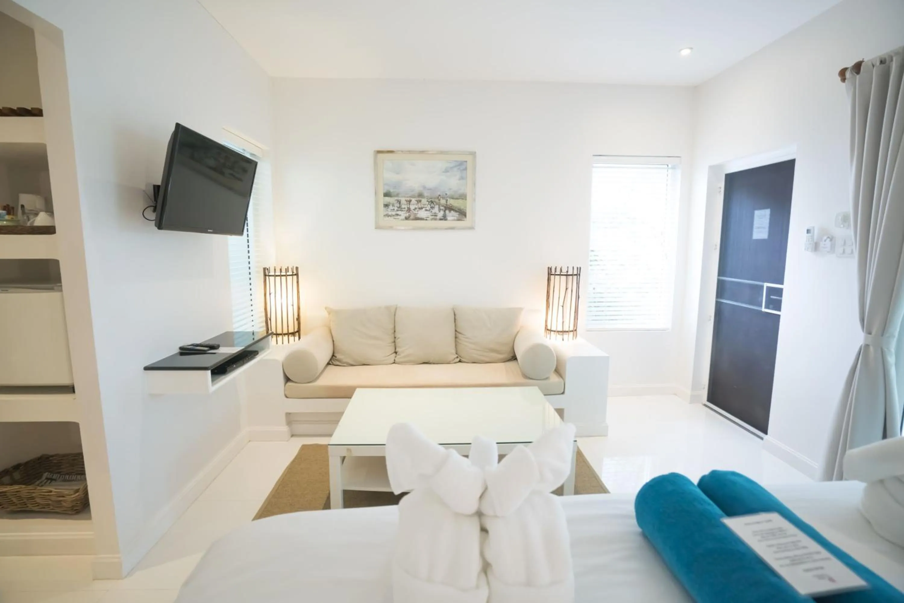 Seating area, Bed in King's Garden Resort - SHA Plus