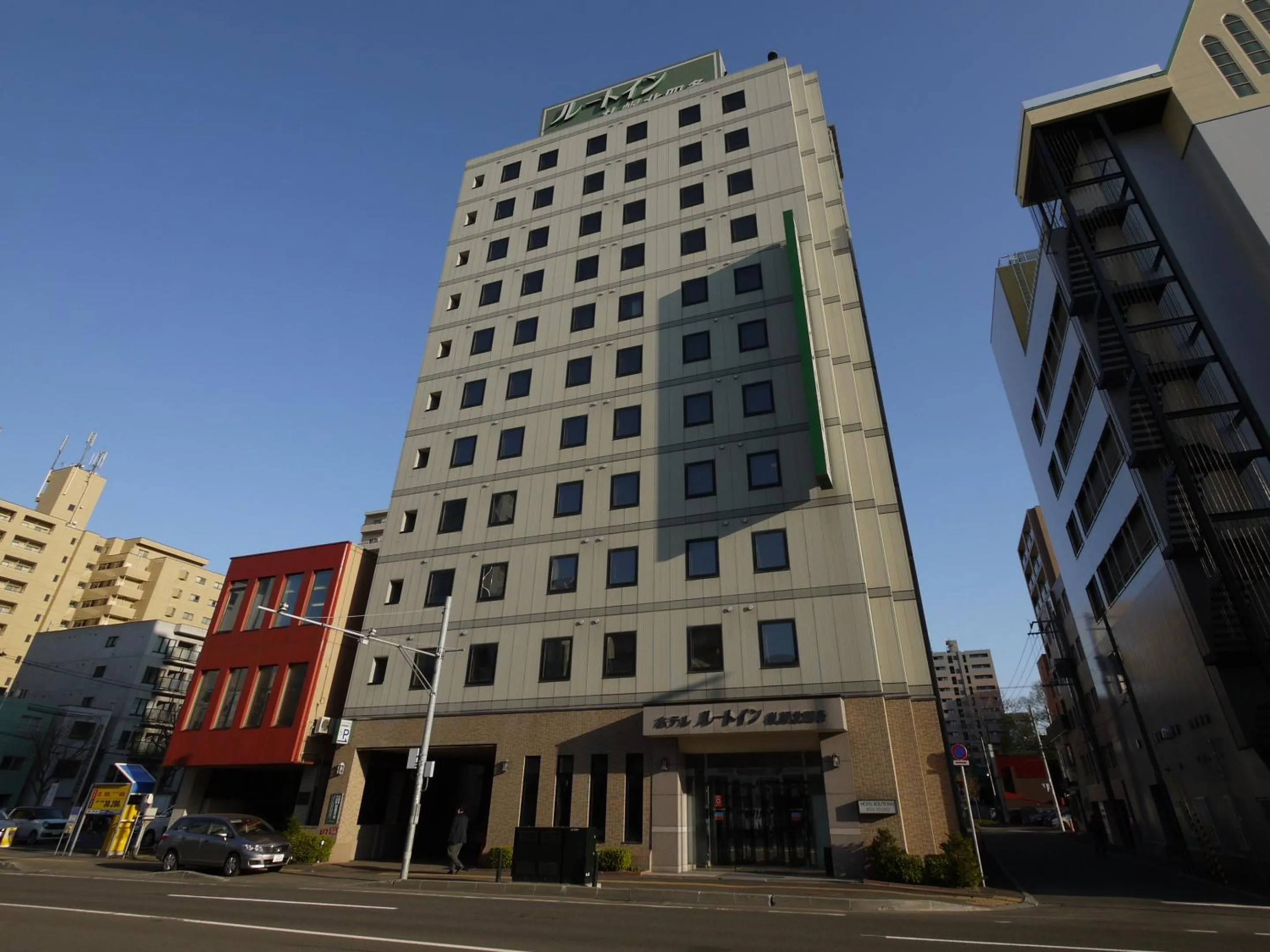 Property building in Hotel Route-Inn Sapporo Kitayojo