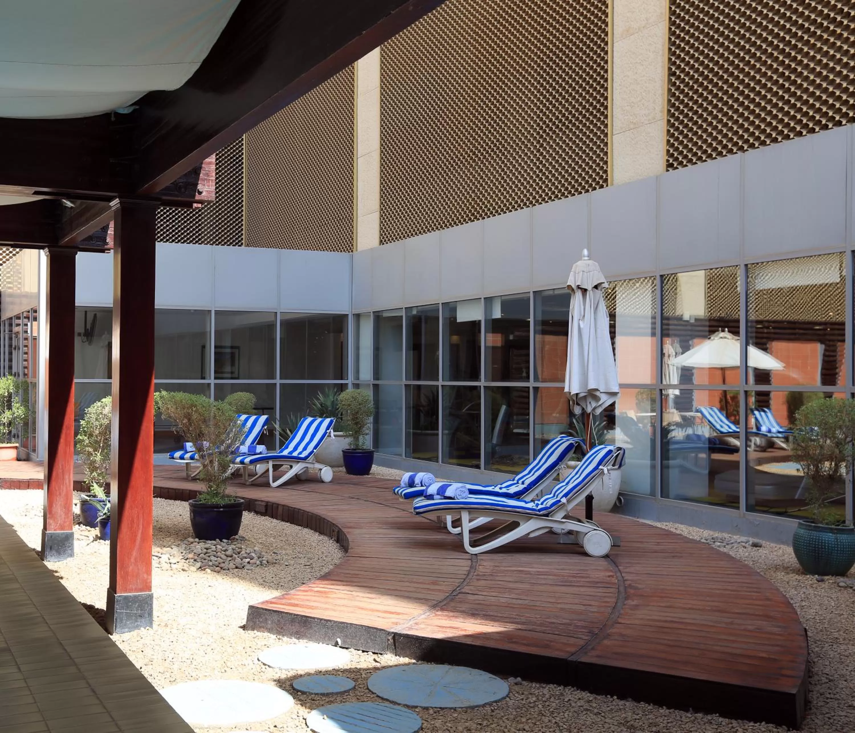 Balcony/Terrace in Radisson Blu Hotel, Riyadh