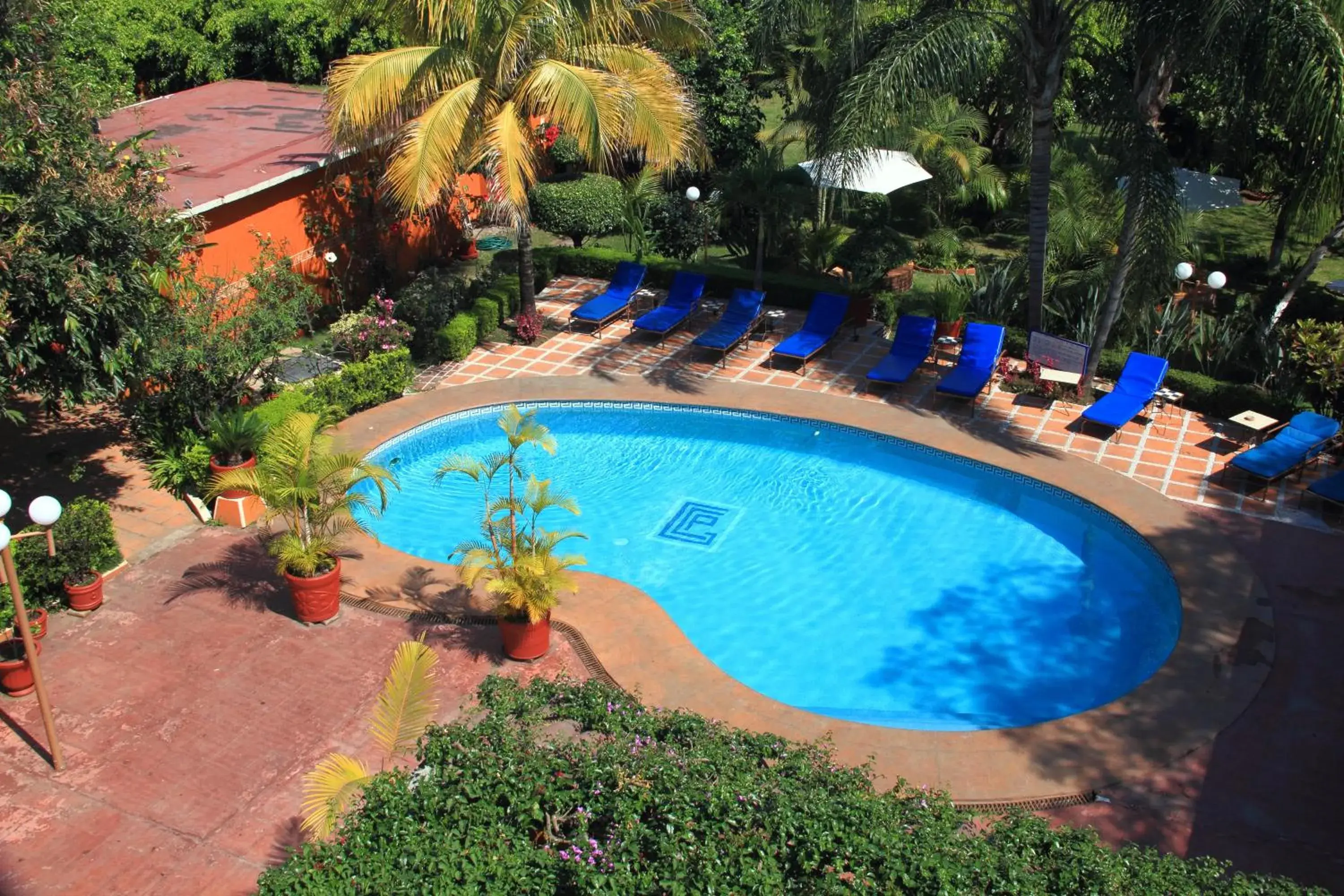 Swimming pool, Pool View in CasaGrande Posada Ejecutiva