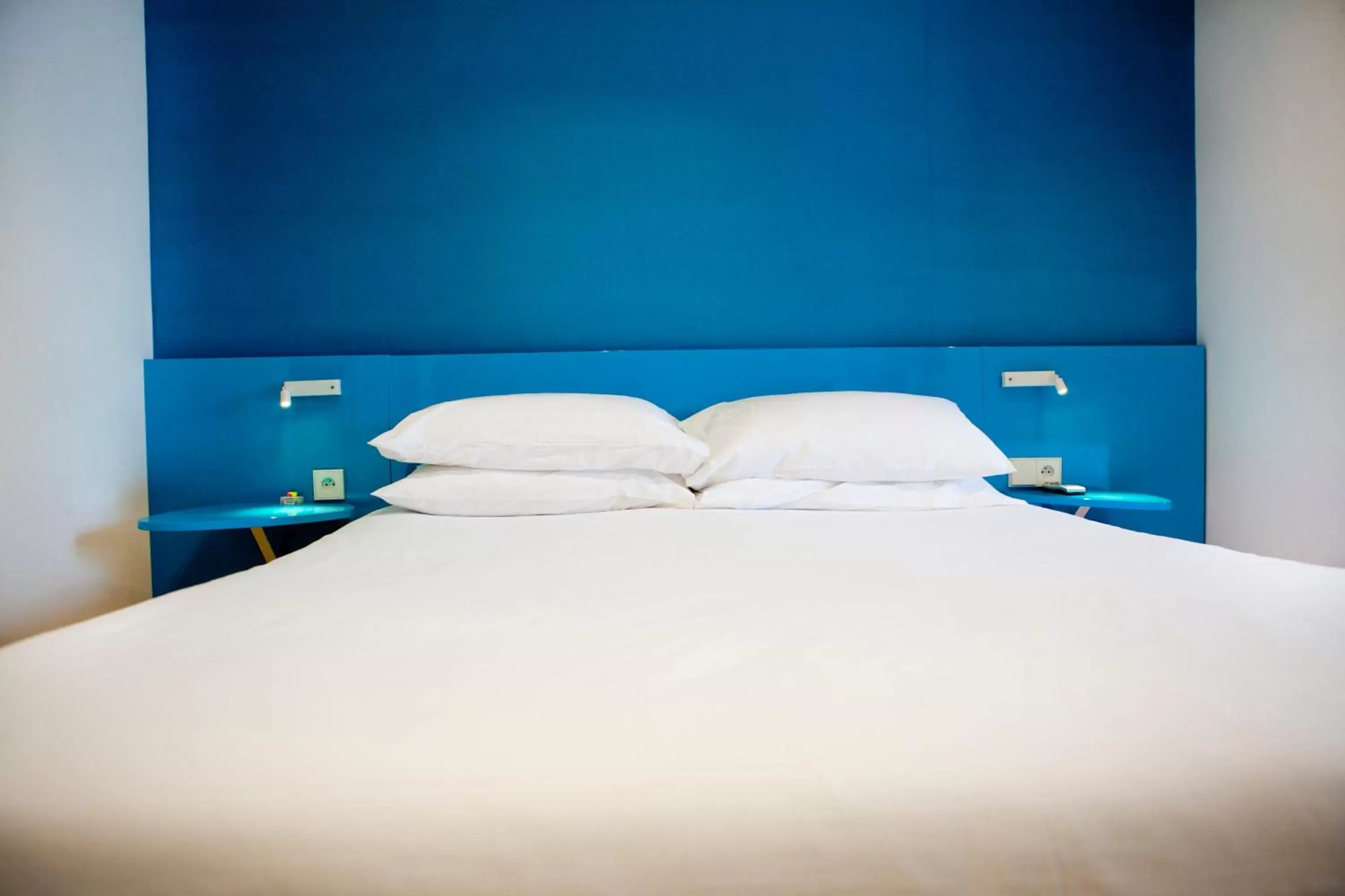 Bed in Hotel Andréa