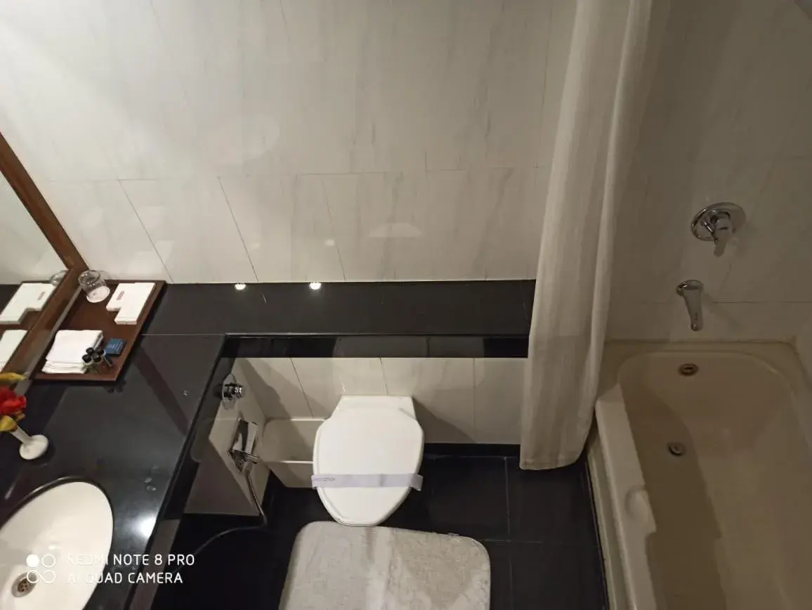 Bathroom in Solang Valley Resort Bathroom in Solang Valley Resort