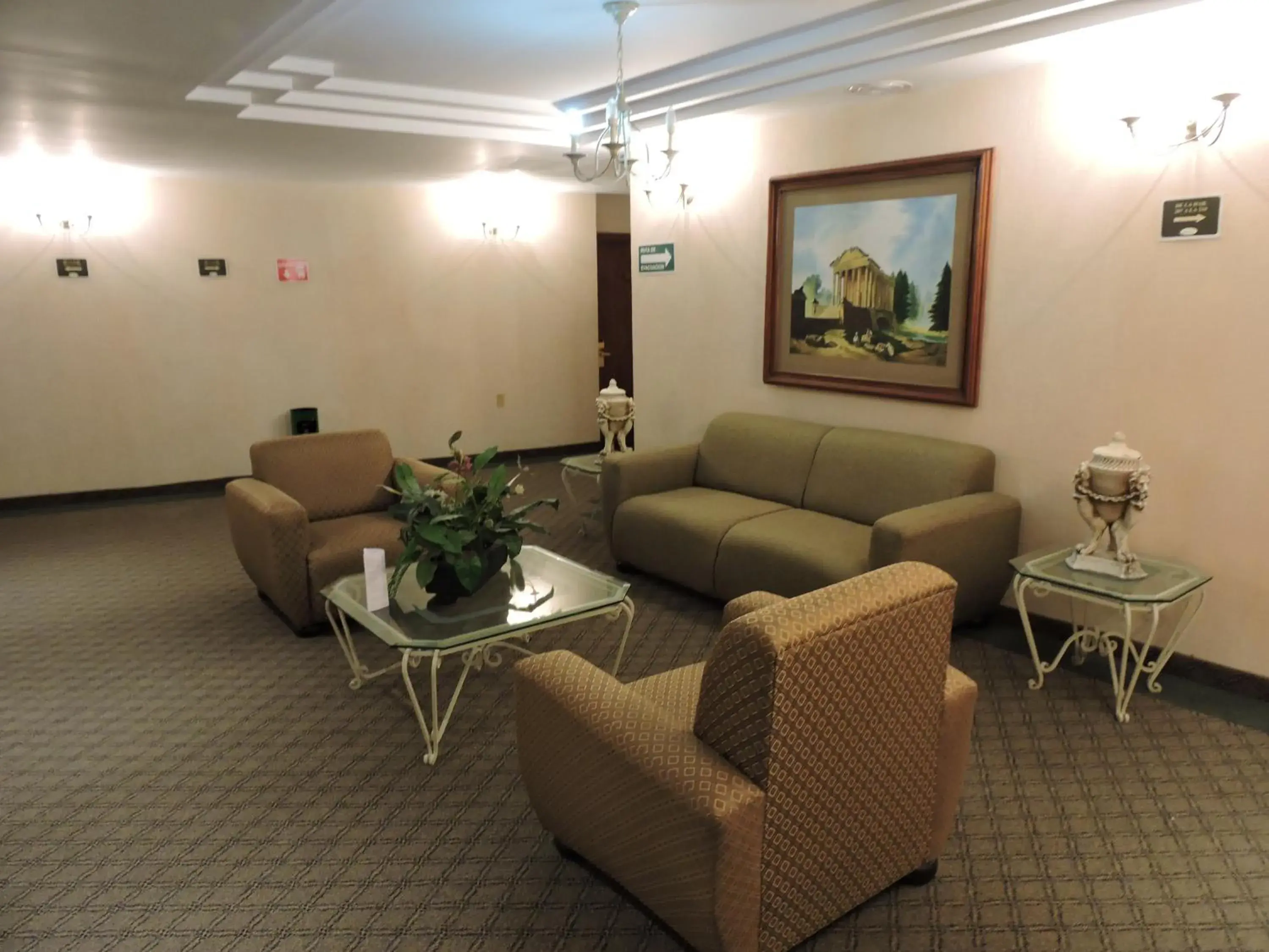 View (from property/room), Seating Area in Hotel Quinta Cesar