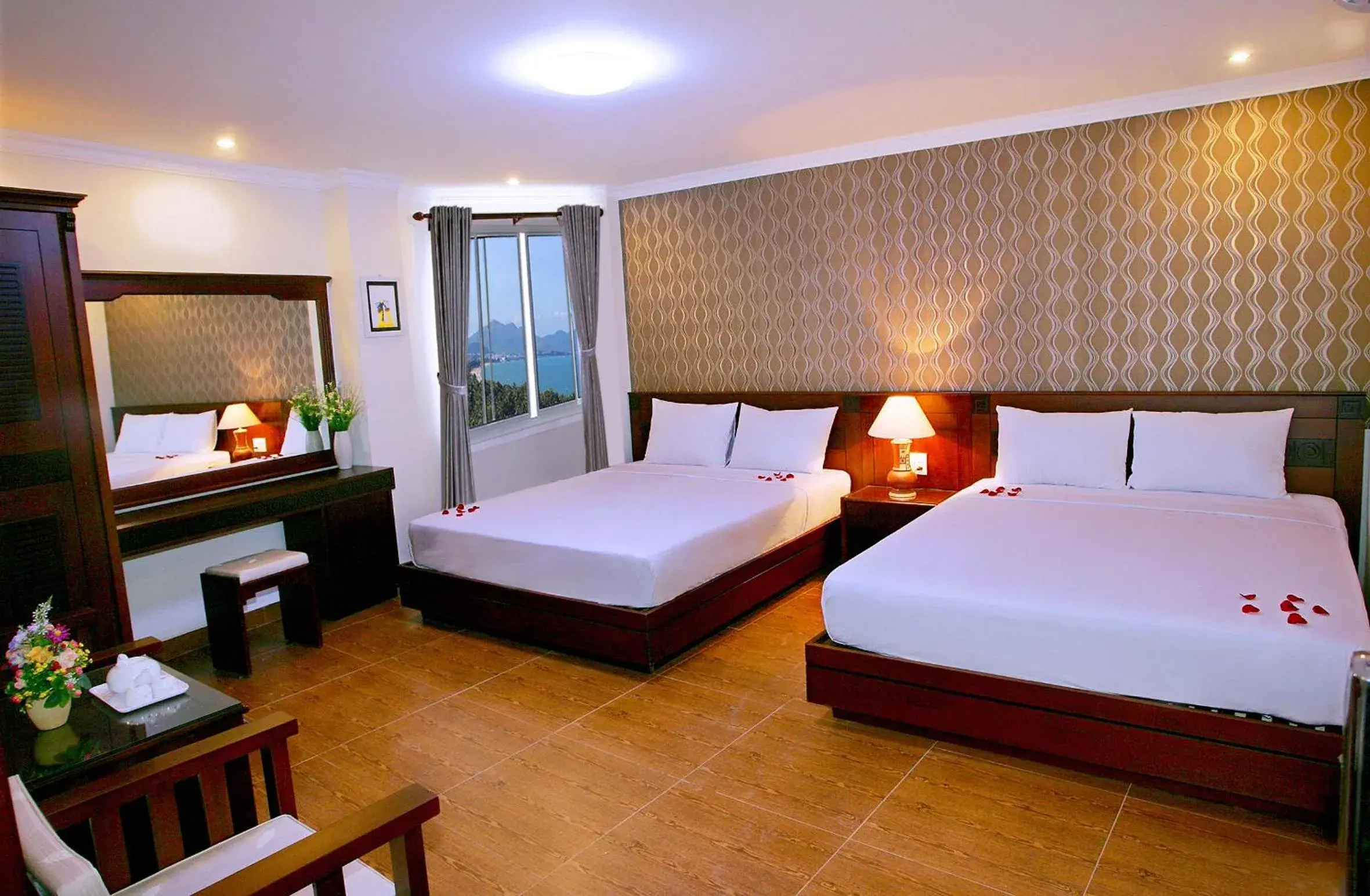 Bed in Nice Swan Hotel Nha Trang