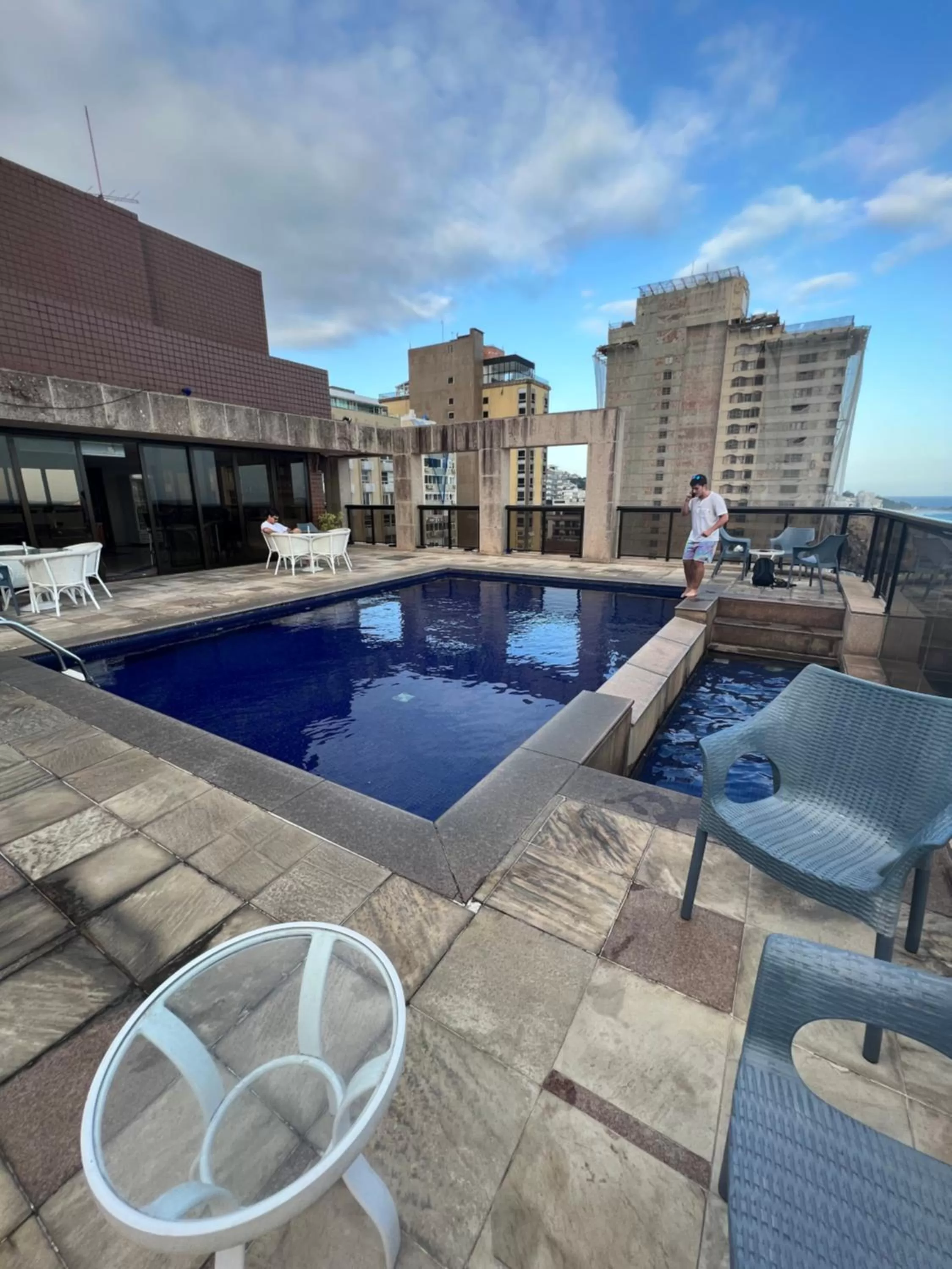 Swimming Pool in Flat Ipanema - Vieira Souto 500