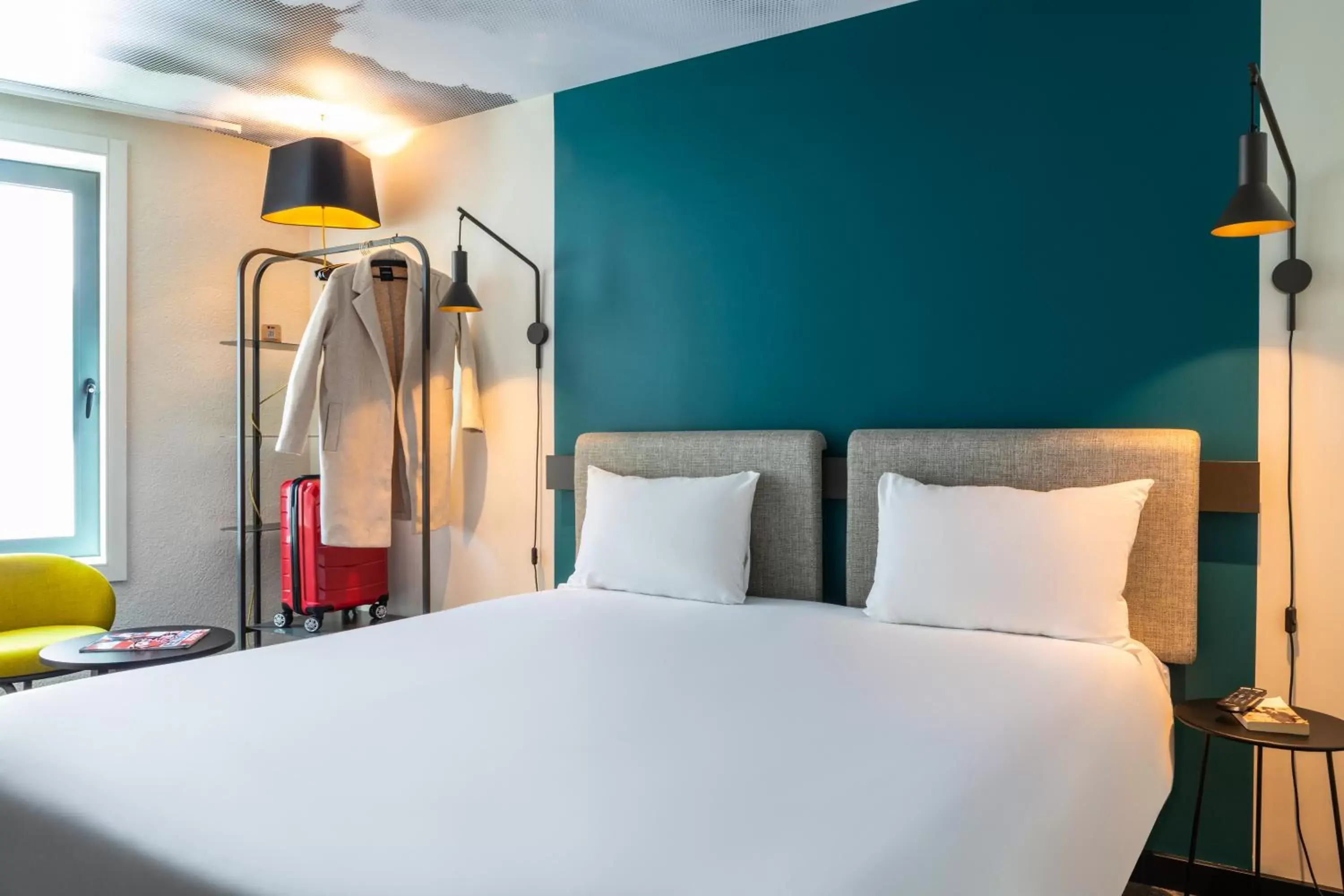 Bedroom, Bed in ibis Paris Coeur d'Orly Airport