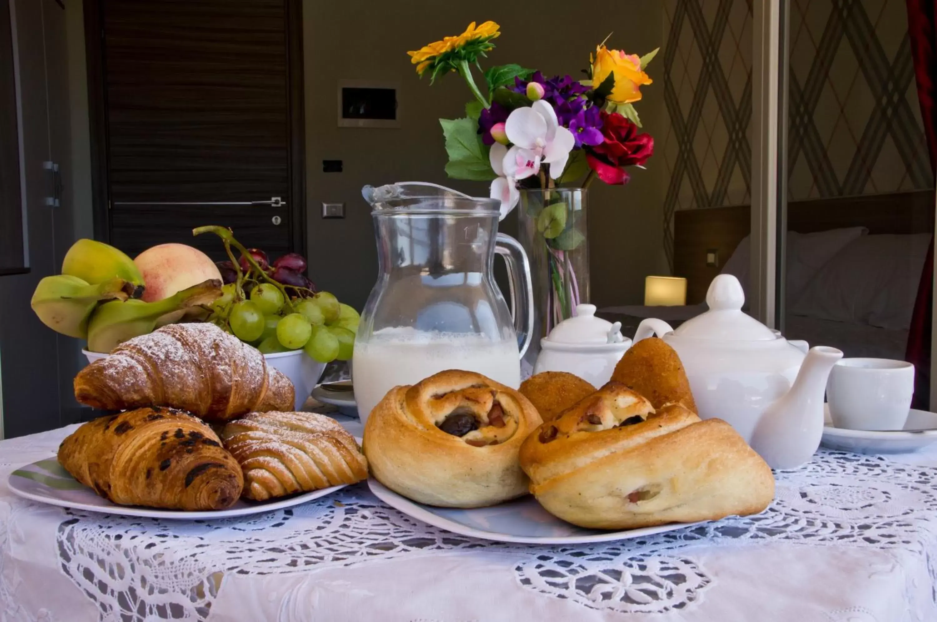 Balcony/Terrace, Breakfast in B&B Albachiara