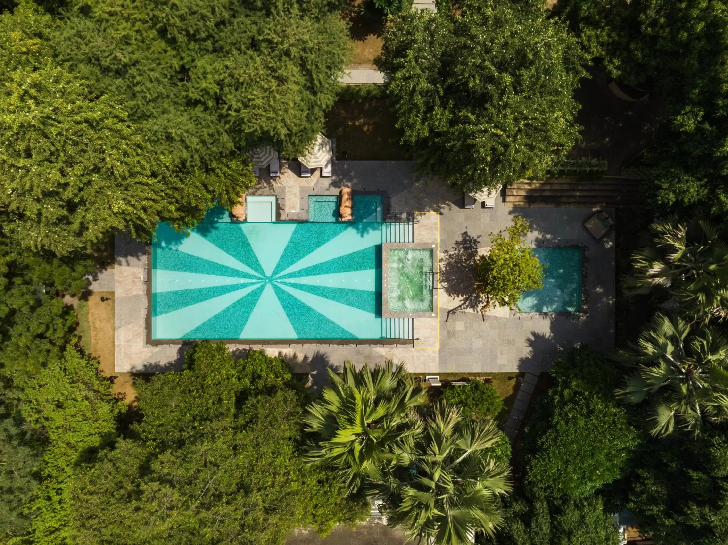 Swimming pool, Pool View in Taj Usha Kiran Palace, Gwalior