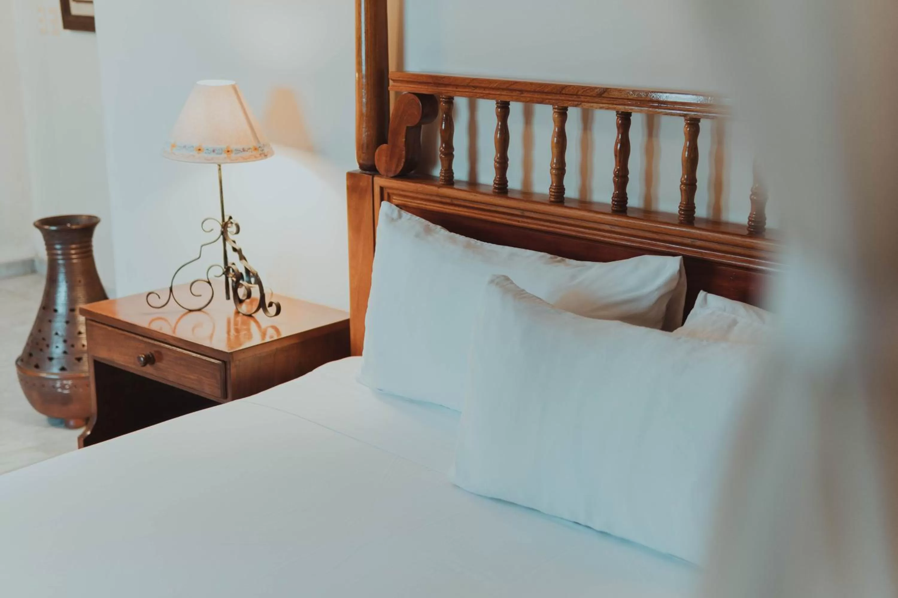 Bed in Casa del Balam Merida