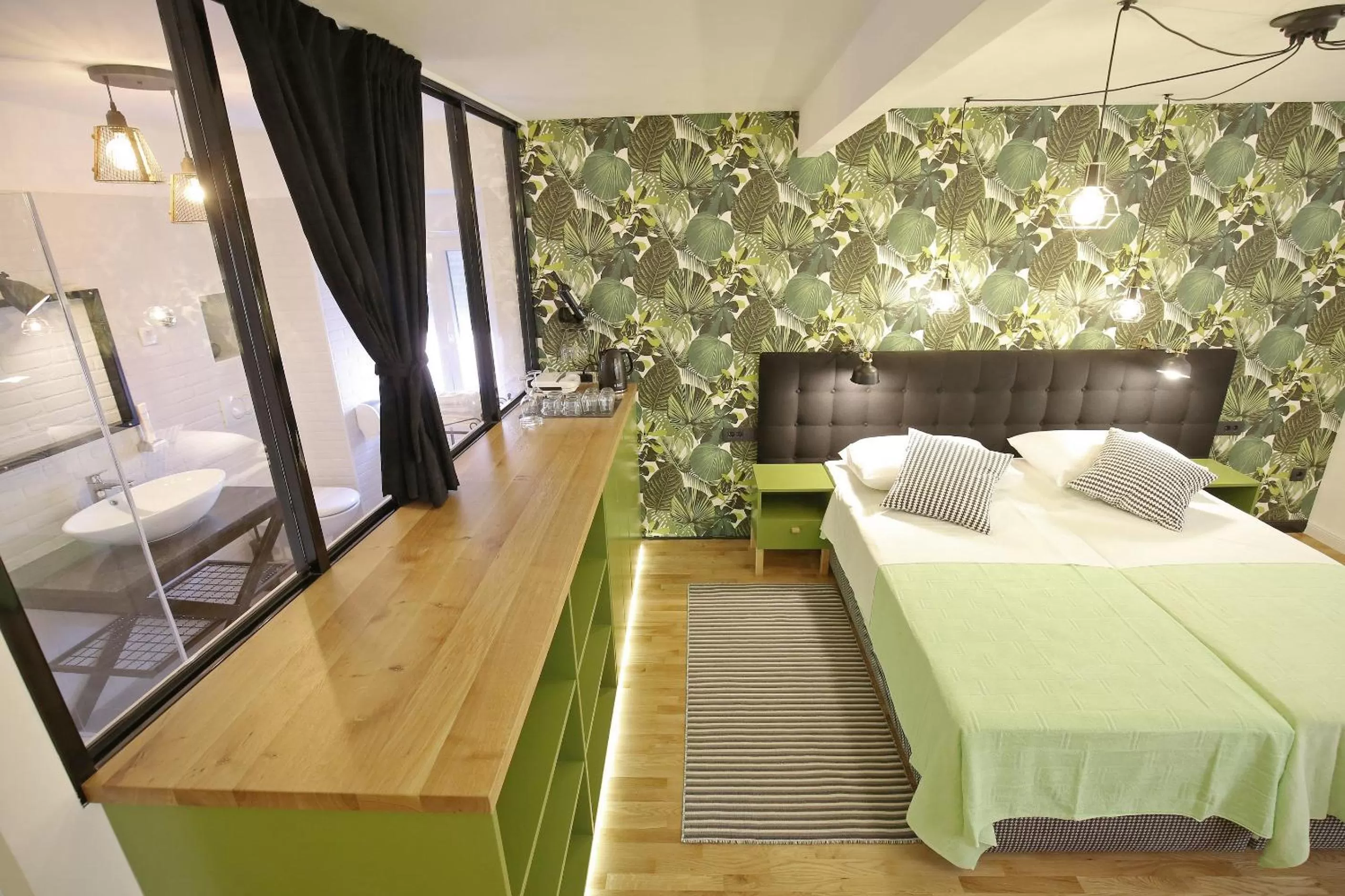 Bed in Central Apartments Integrated Hotel