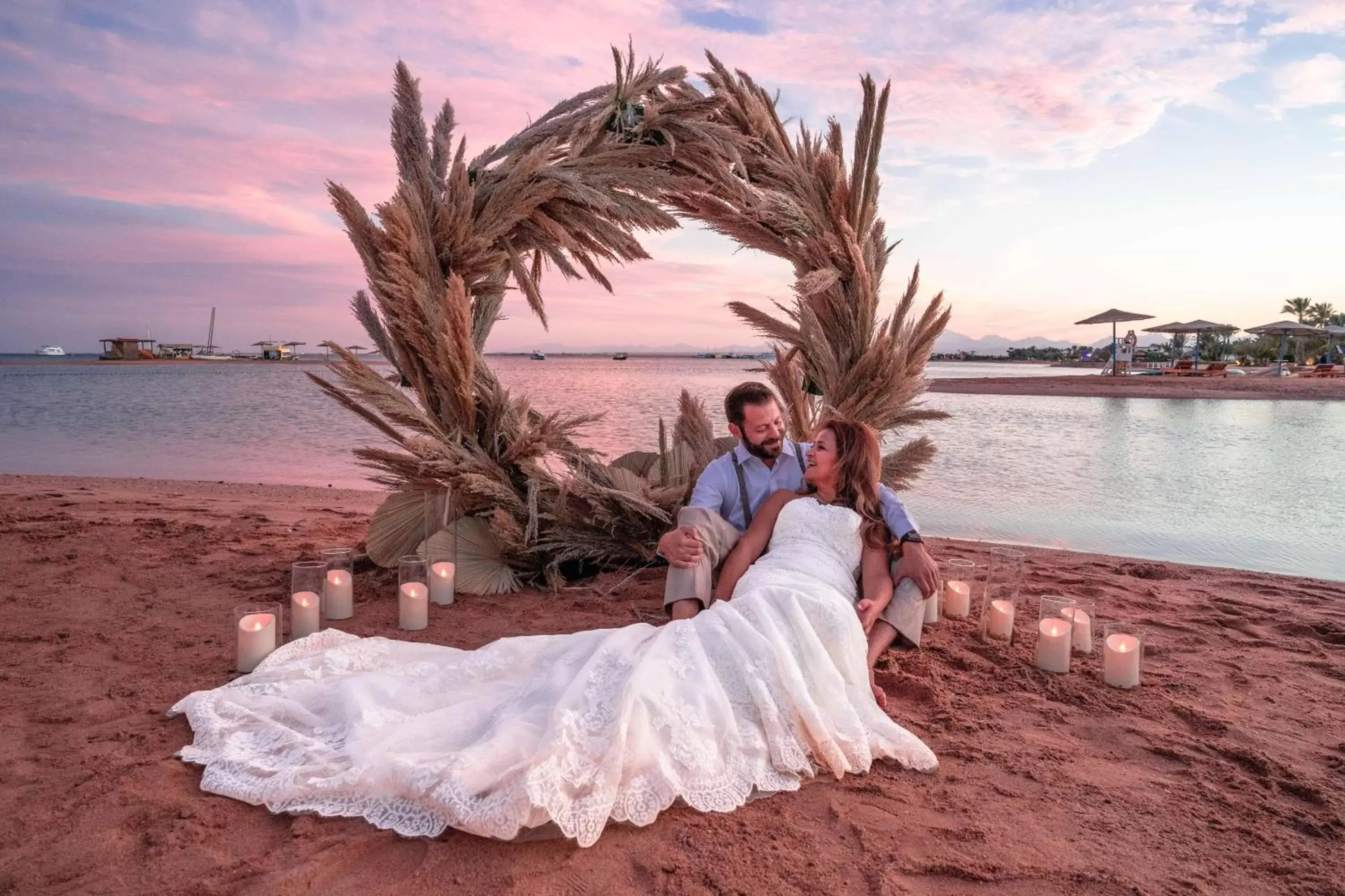wedding, Beach in Club Paradisio El Gouna Red Sea