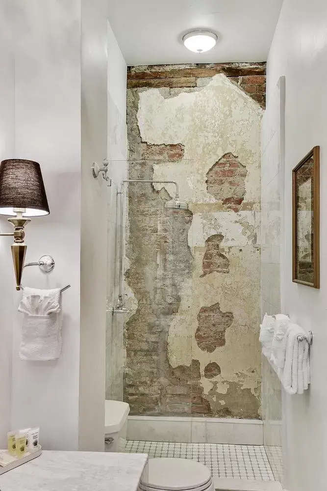 Shower, Bathroom in French Quarter Mansion