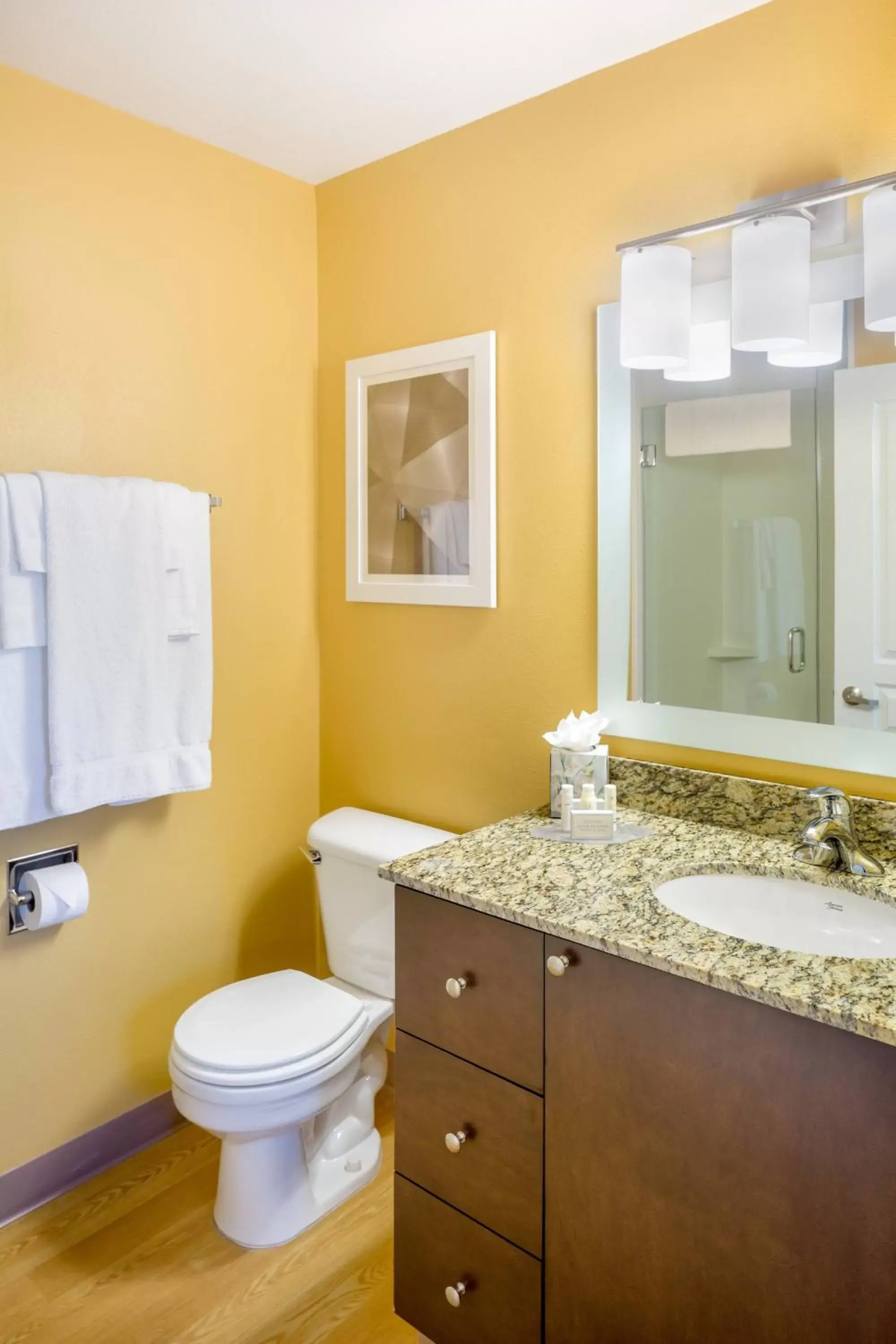 Bathroom in TownePlace Suites by Marriott Portland Hillsboro