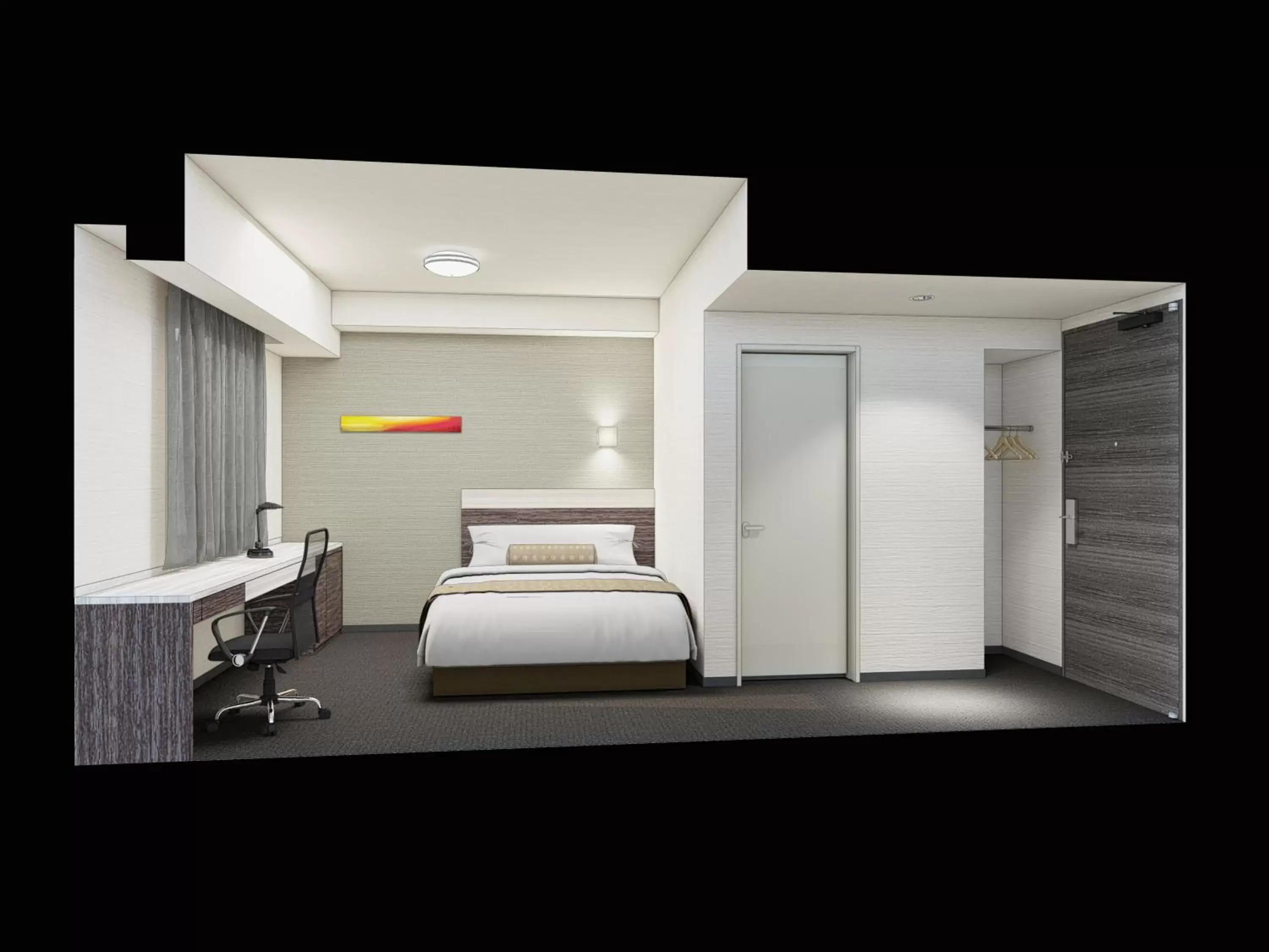 Bedroom, Bed in Smile Hotel Premium Osaka Higashishinsaibashi Bedroom, Bed in Smile Hotel Premium Osaka Higashishinsaibashi