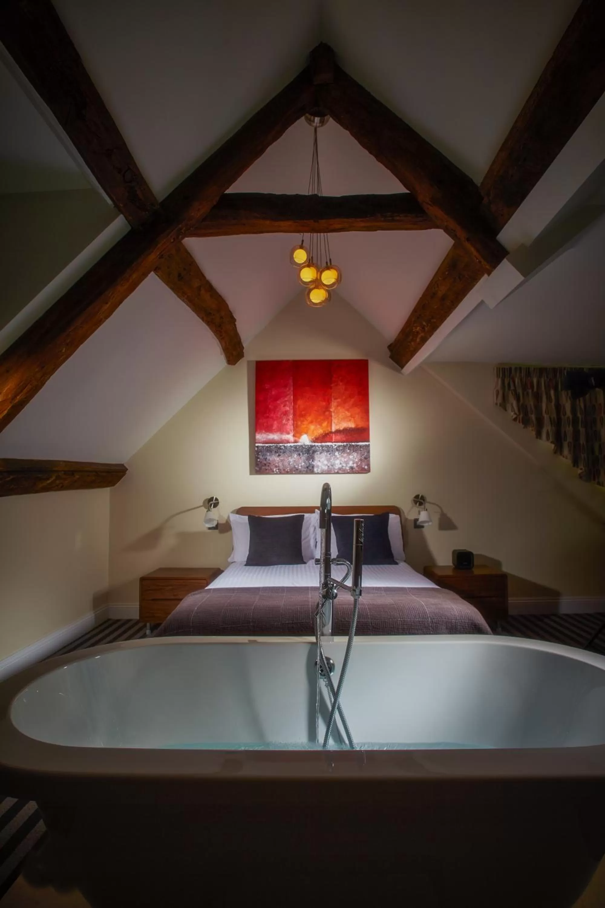Bedroom in The Swan Hotel, Wells, Somerset - The Coaching Inn Group