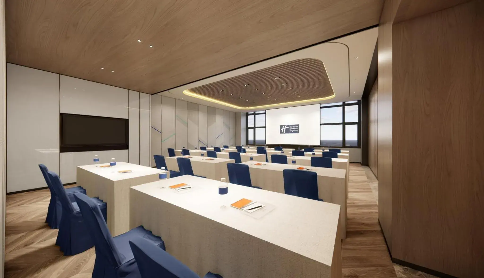 Meeting/conference room in Holiday Inn Express Jiangmen East Station, an IHG Hotel