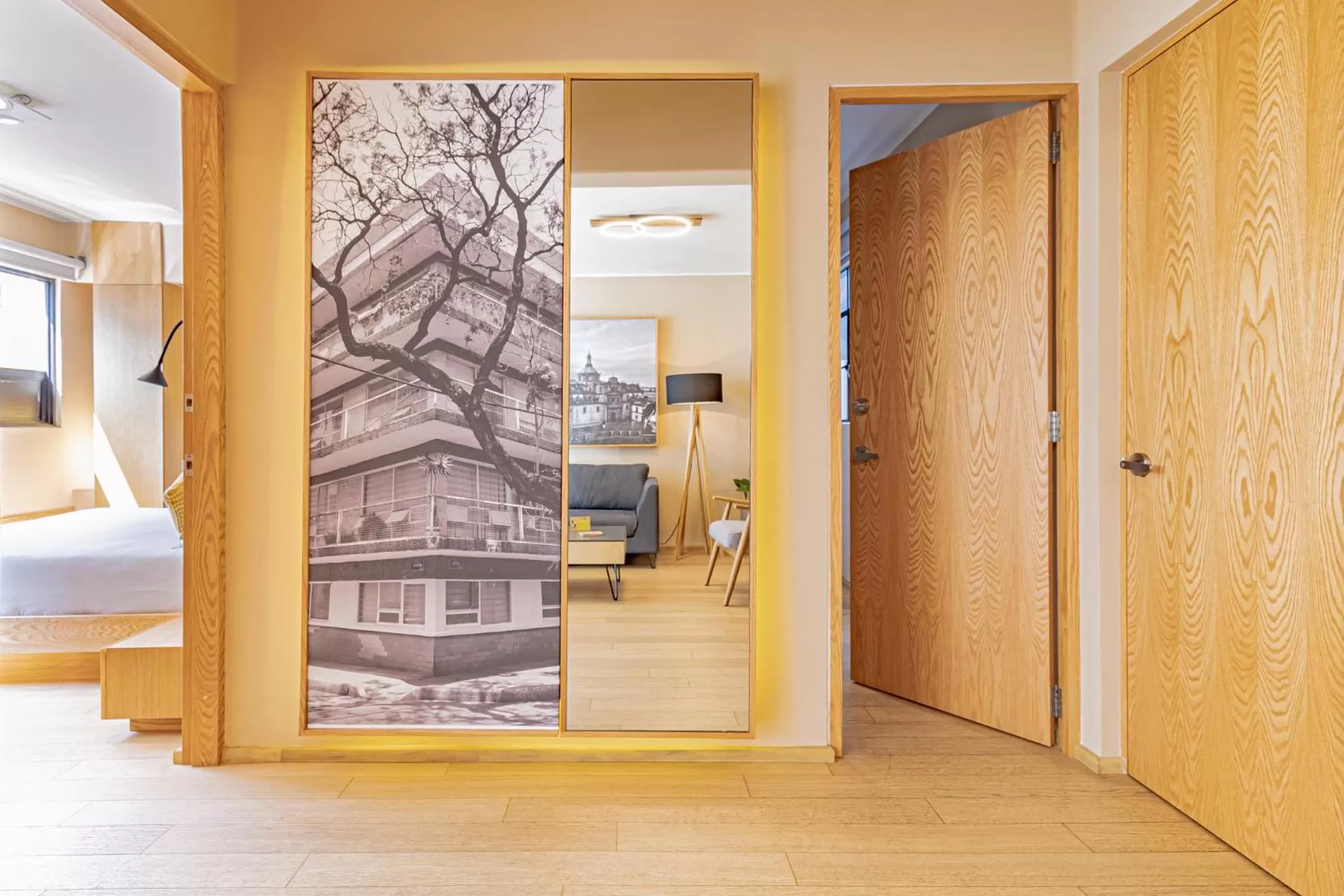 Living room, Bed in Mi Zona Lodging WTC