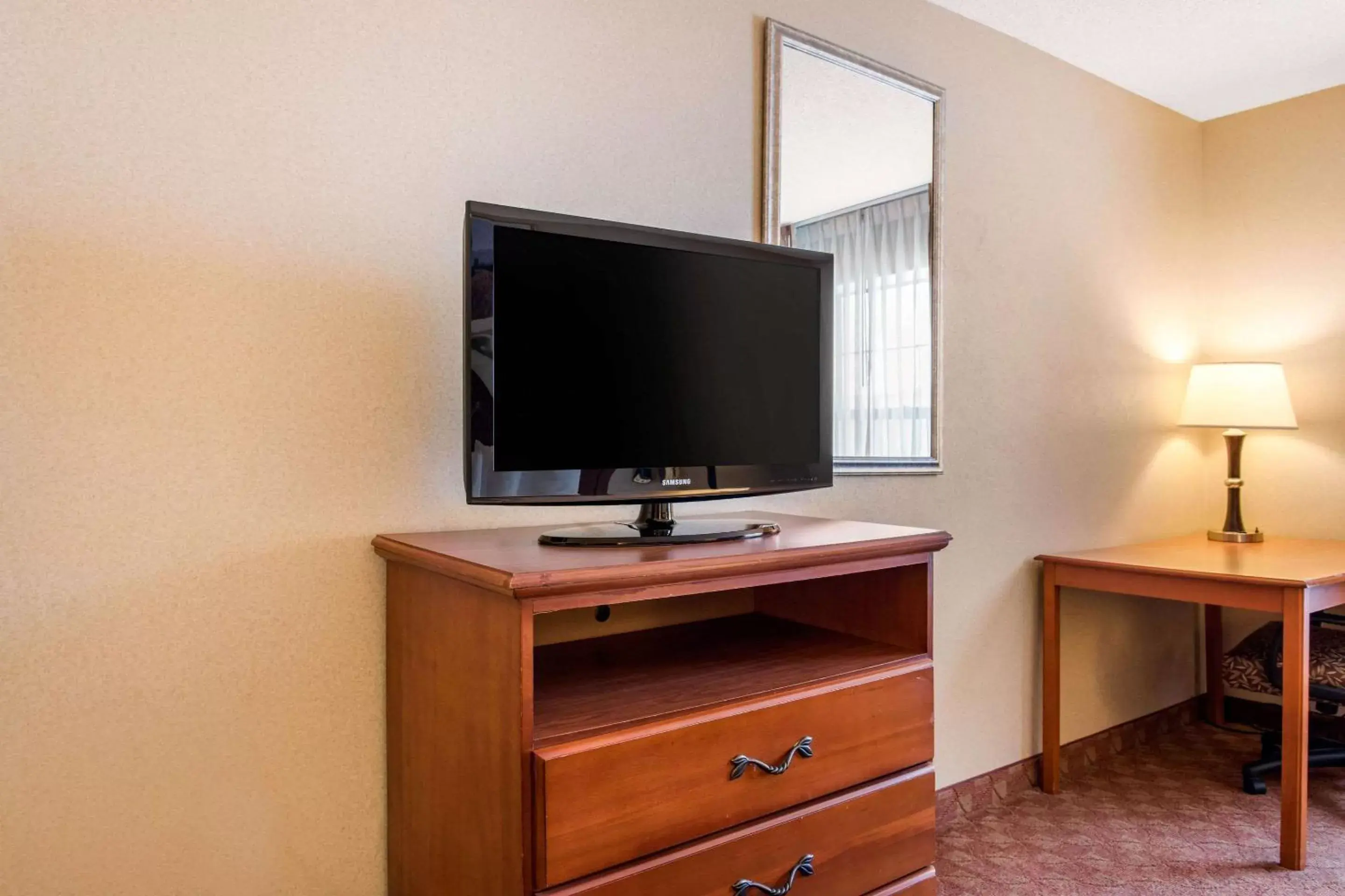 Photo of the whole room, TV/Entertainment Center in Quality Inn at Bangor Mall