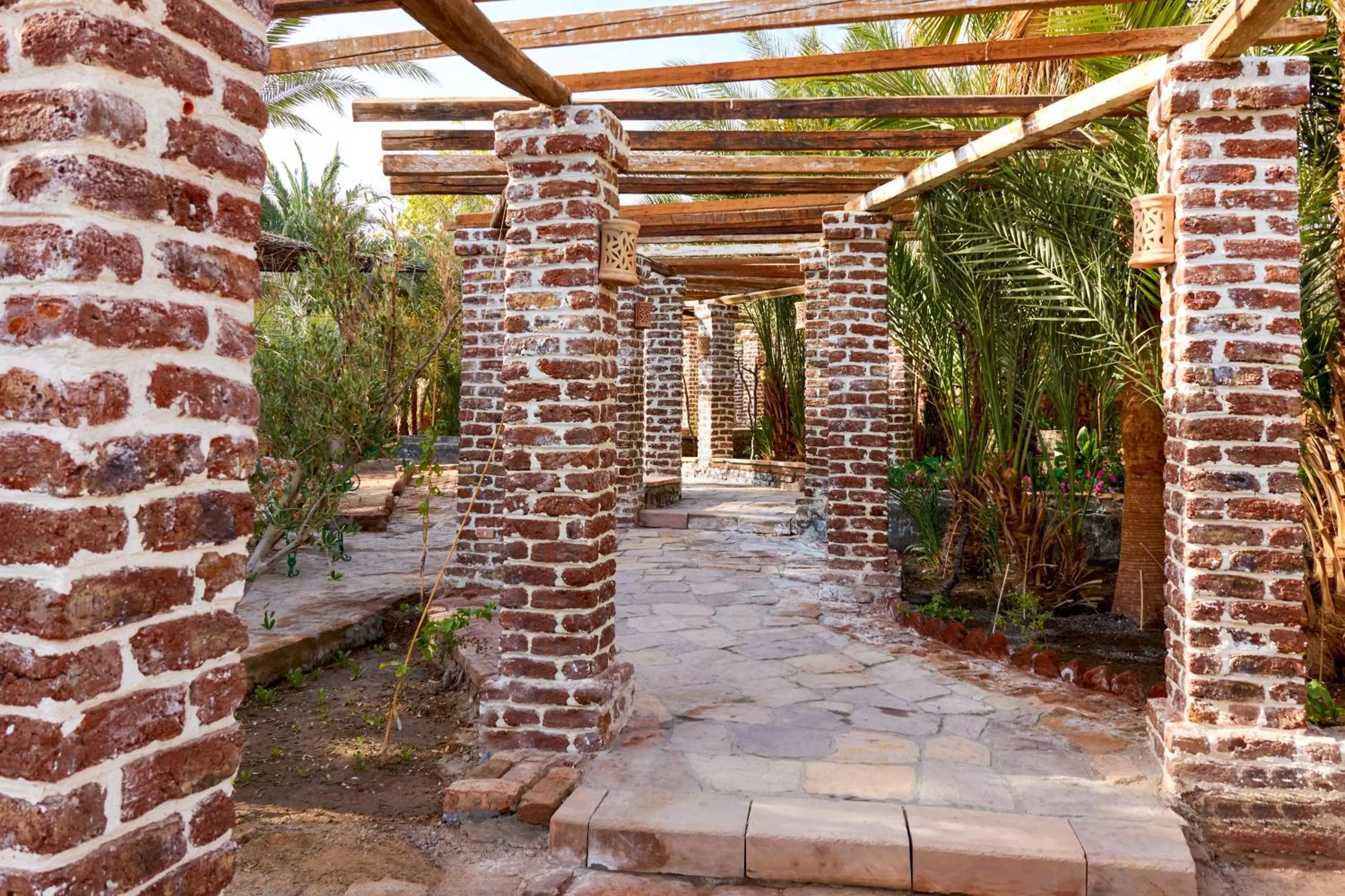 Property building in Al Moudira Hotel