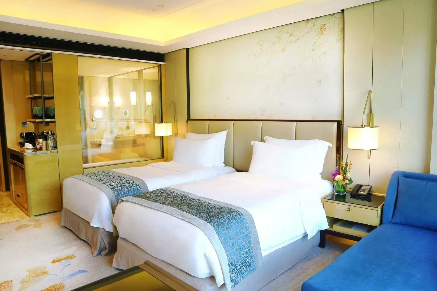 Bed in Kempinski Hotel Fuzhou