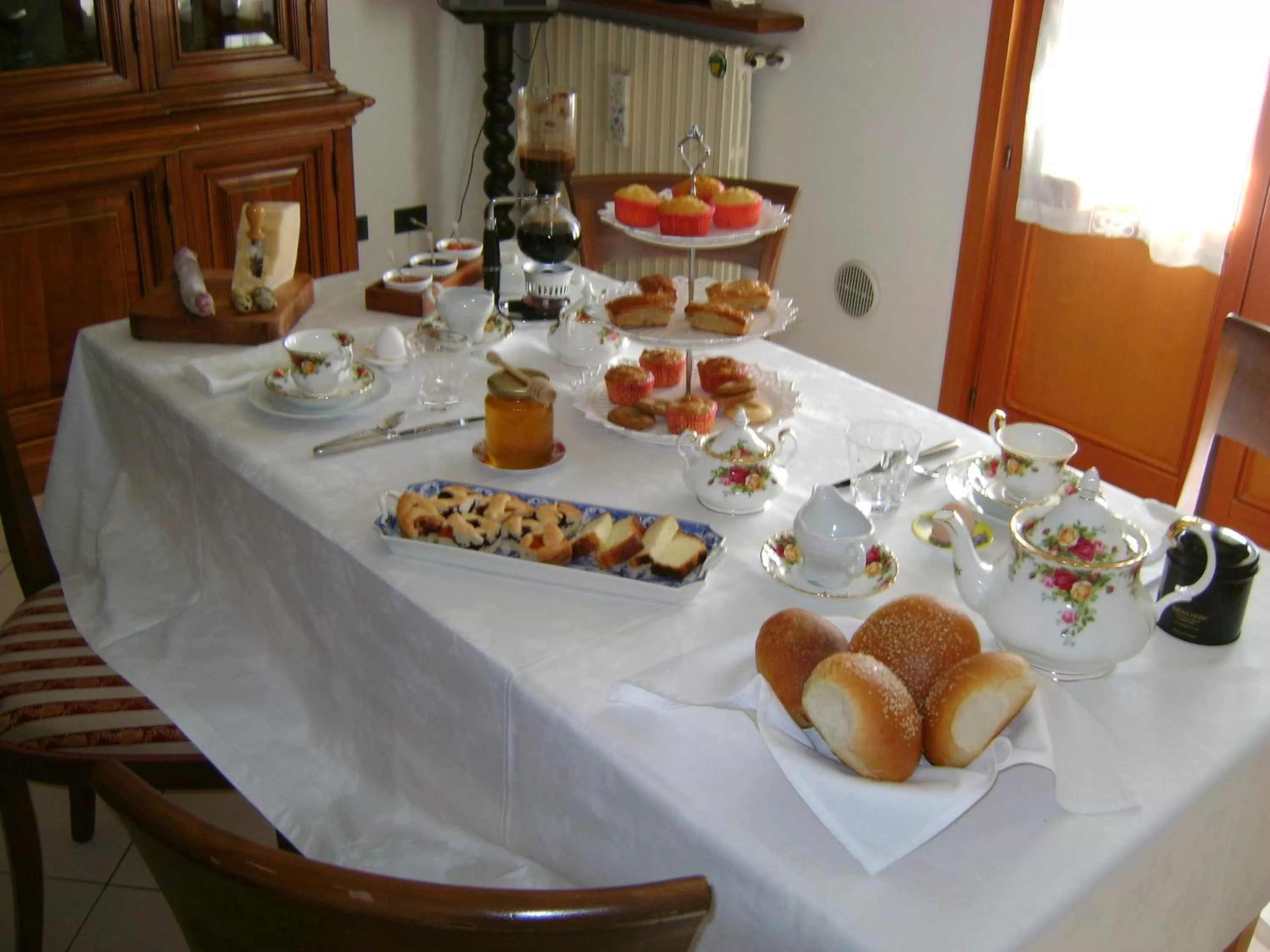 Food and drinks in B&B Lattemiele