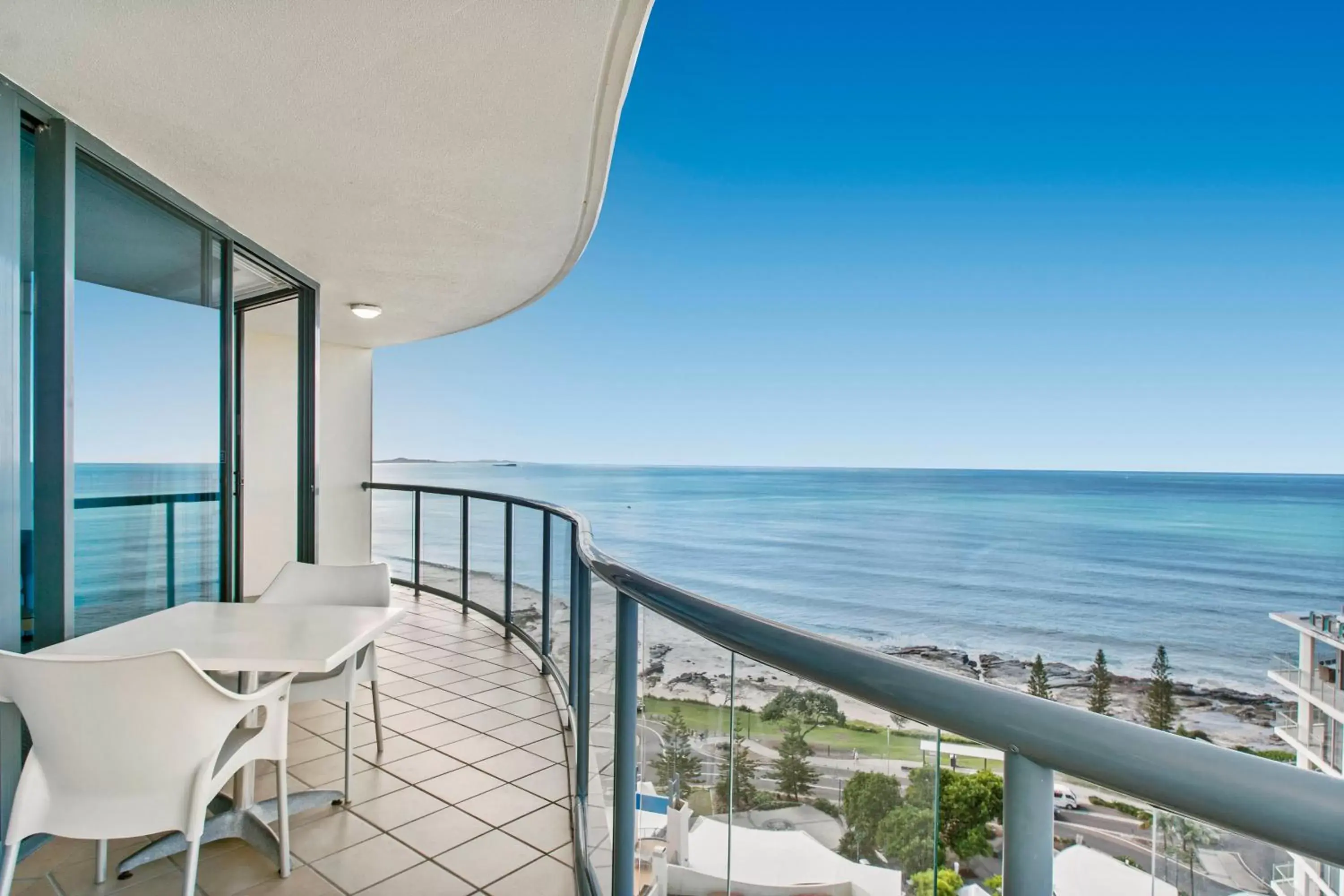 Balcony/Terrace, Sea View in Mantra Mooloolaba Beach