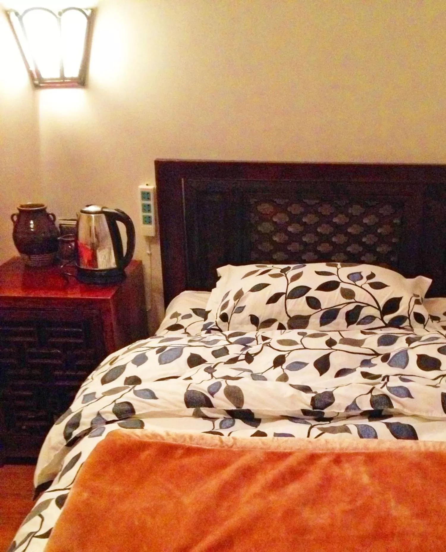 Bed in The Lily Pad Inn