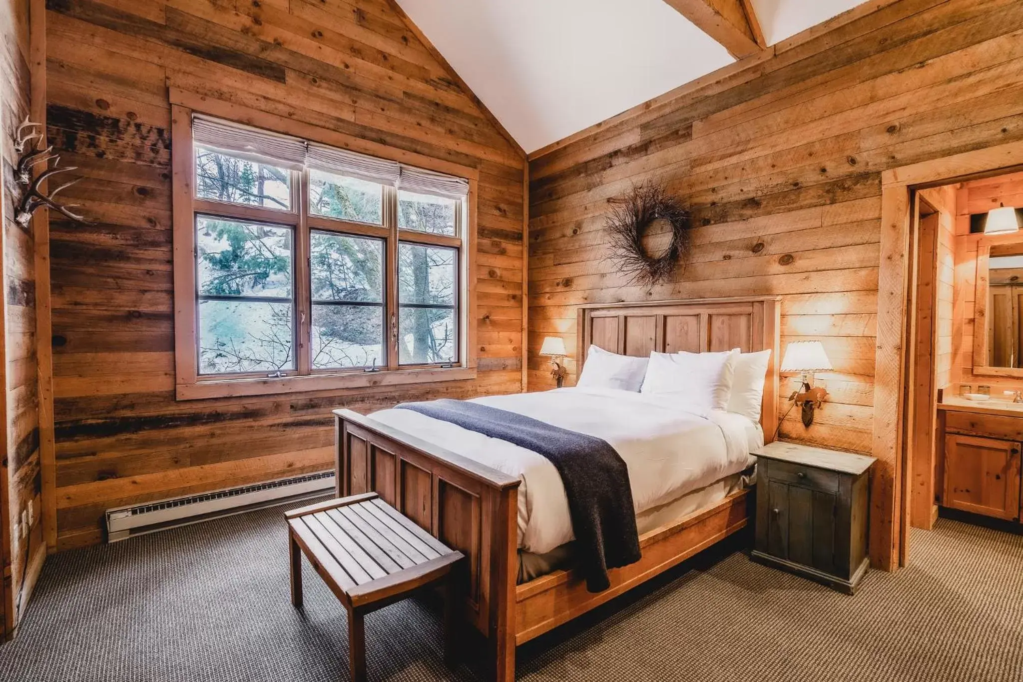 Bed in Sundance Mountain Resort