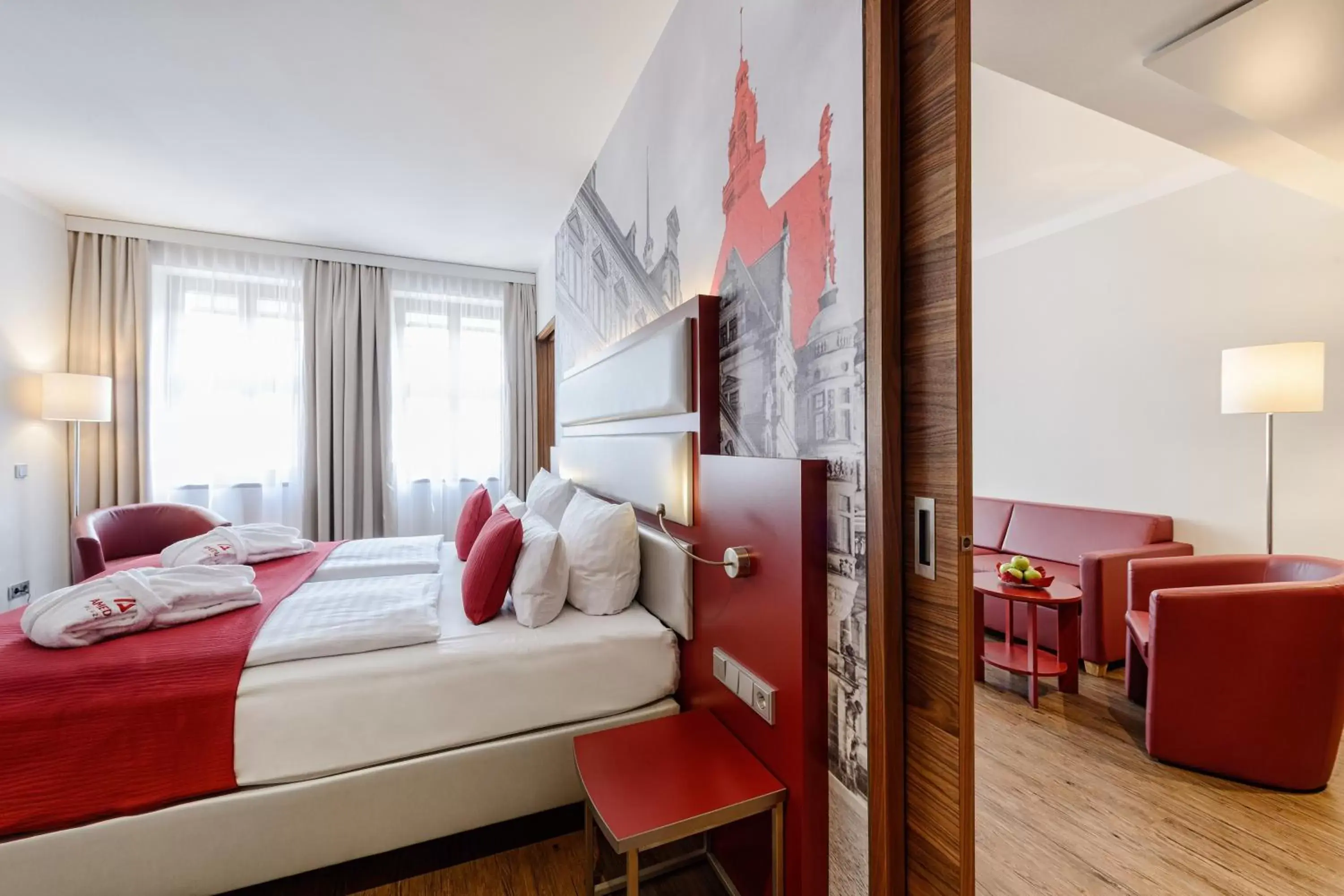 Photo of the whole room, Bed in Amedia Plaza Dresden, Trademark Collection by Wyndham