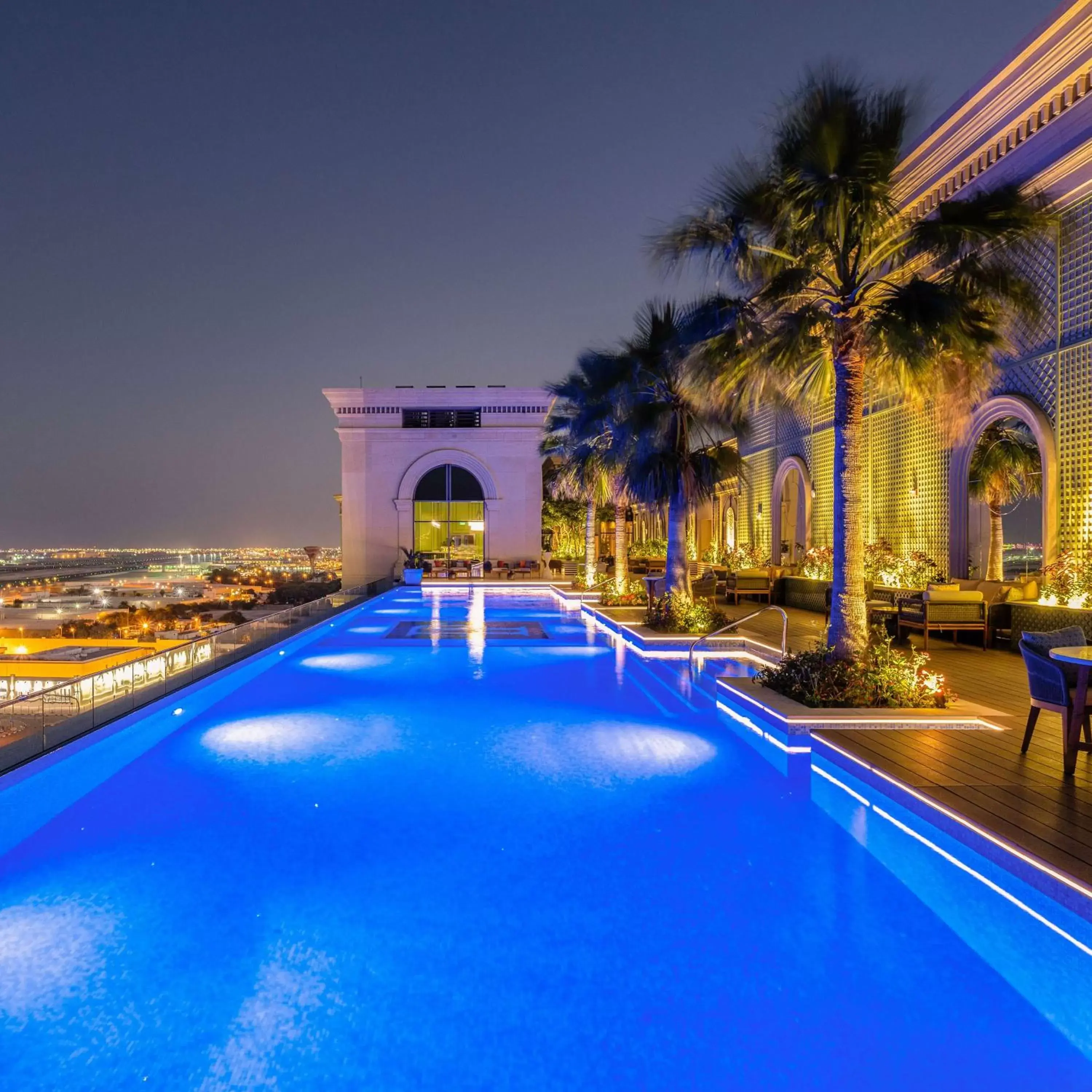 Pool view, Swimming Pool in The Plaza Doha, LXR Hotels & Resorts