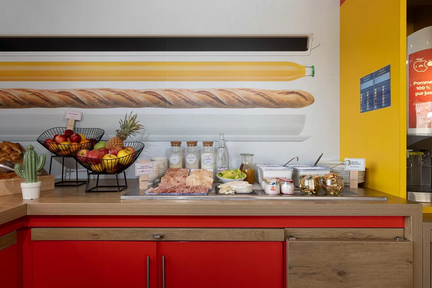 Buffet breakfast in ibis Perpignan Sud Saint Charles