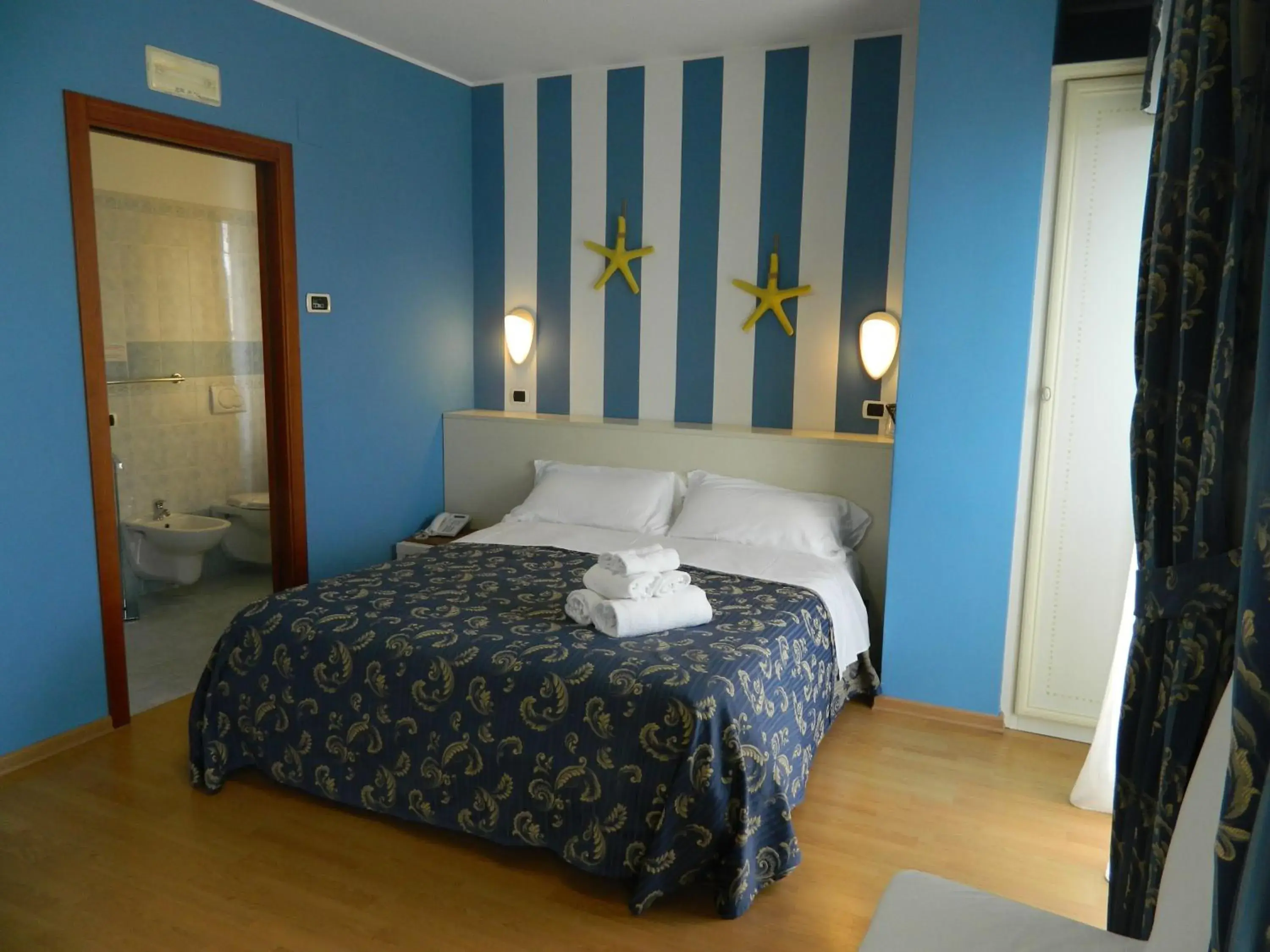 Bed in Hotel La Palazzina