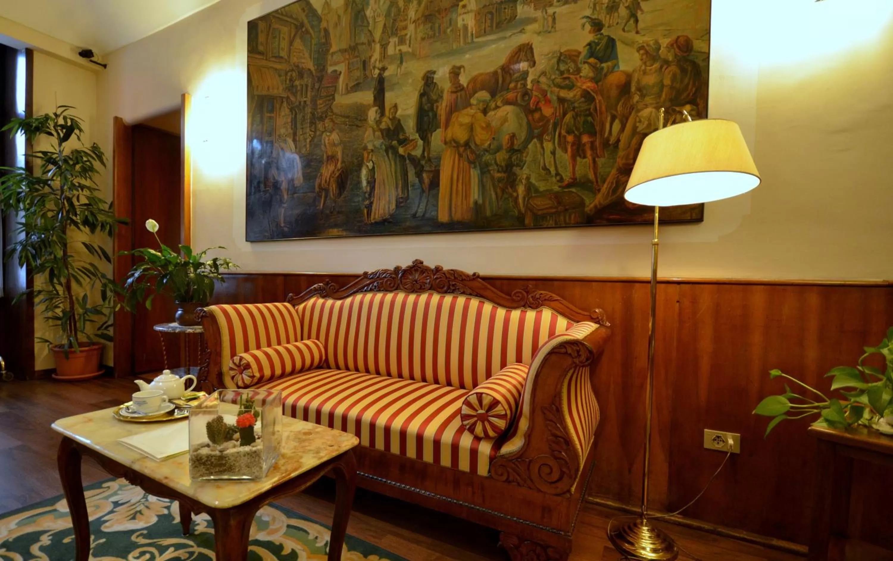 Lobby or reception in Hotel Roma e Rocca Cavour