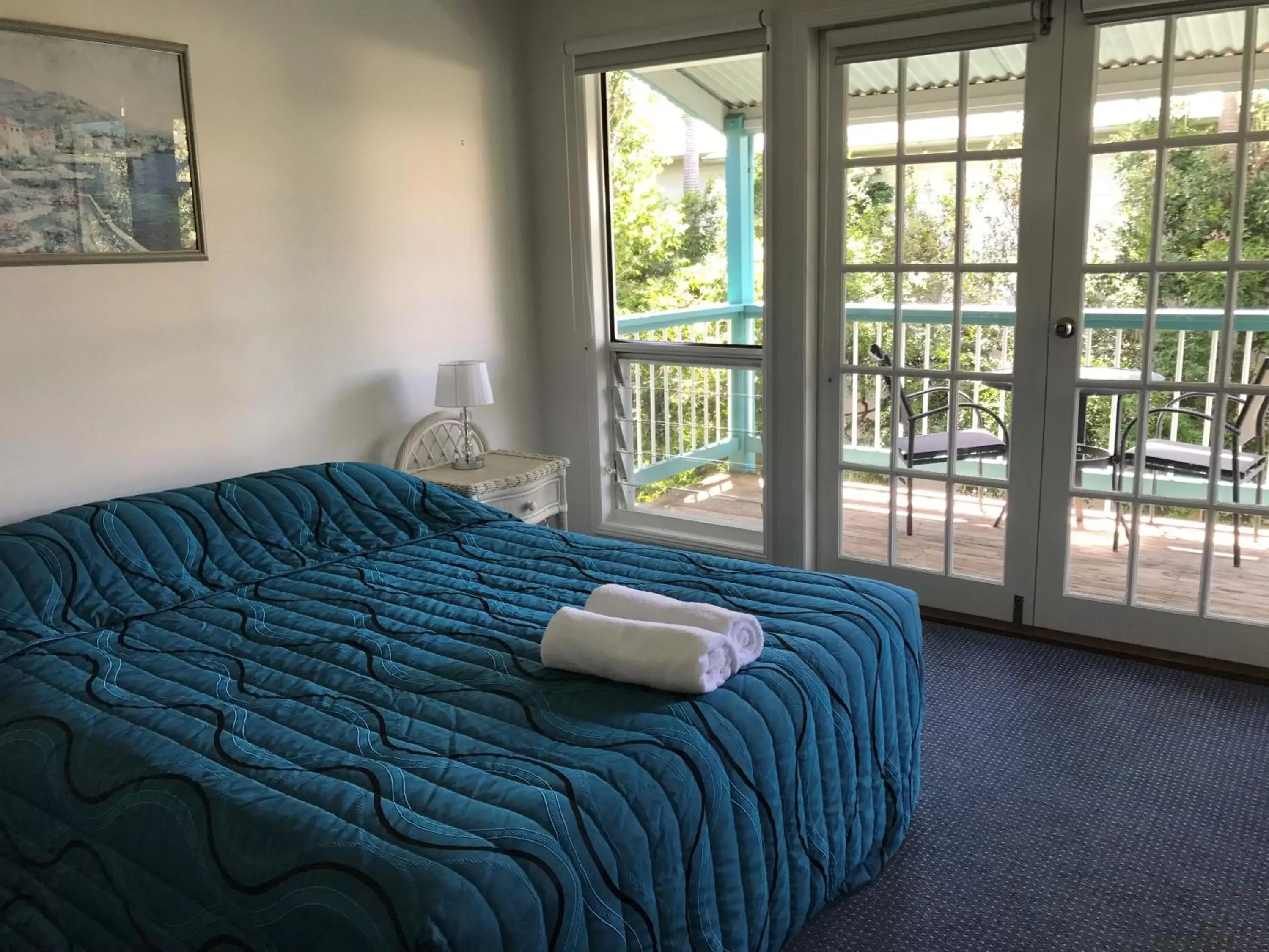 Bed in Coral Beach Noosa Resort