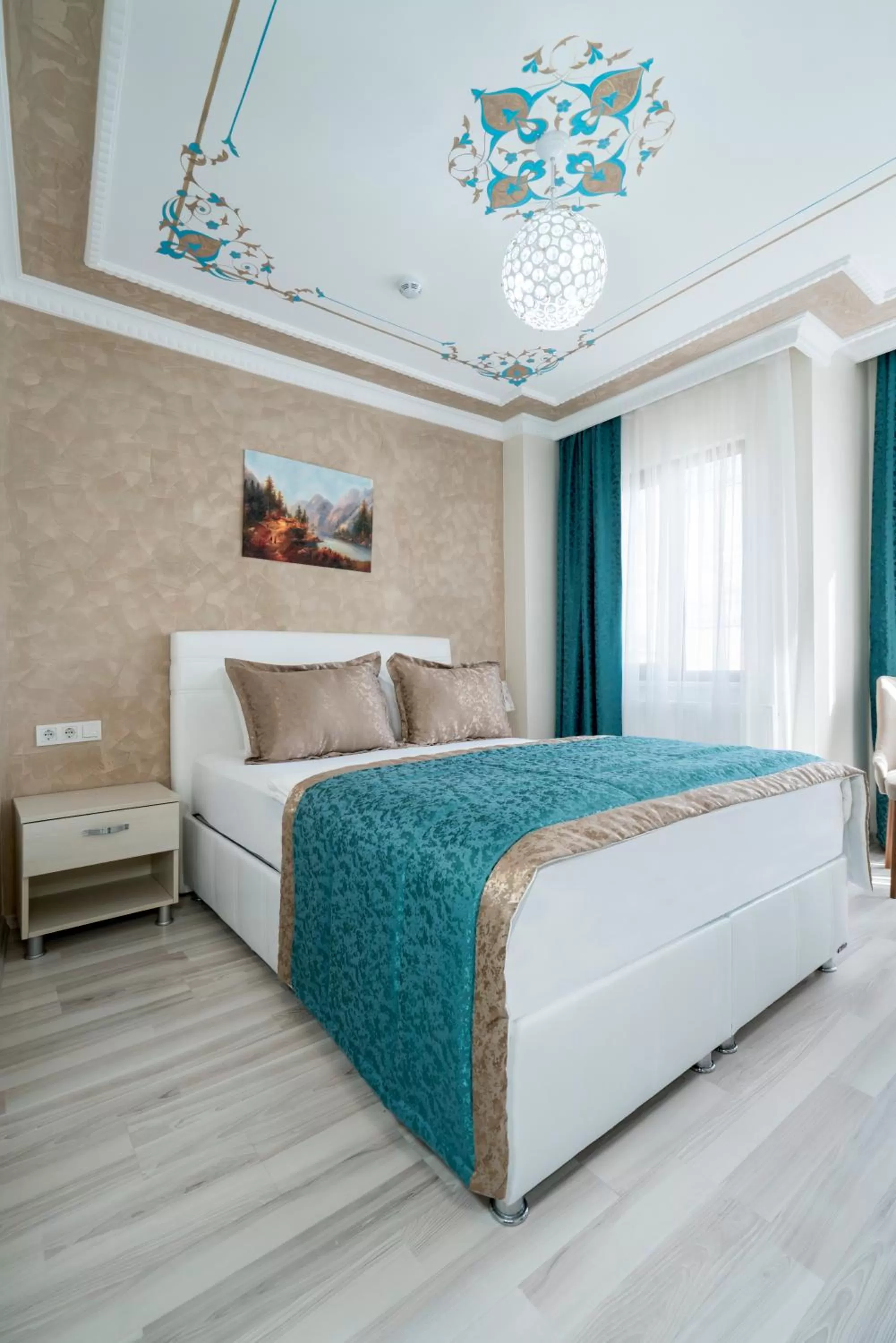 Decorative detail, Bed in ATAM HOTEL