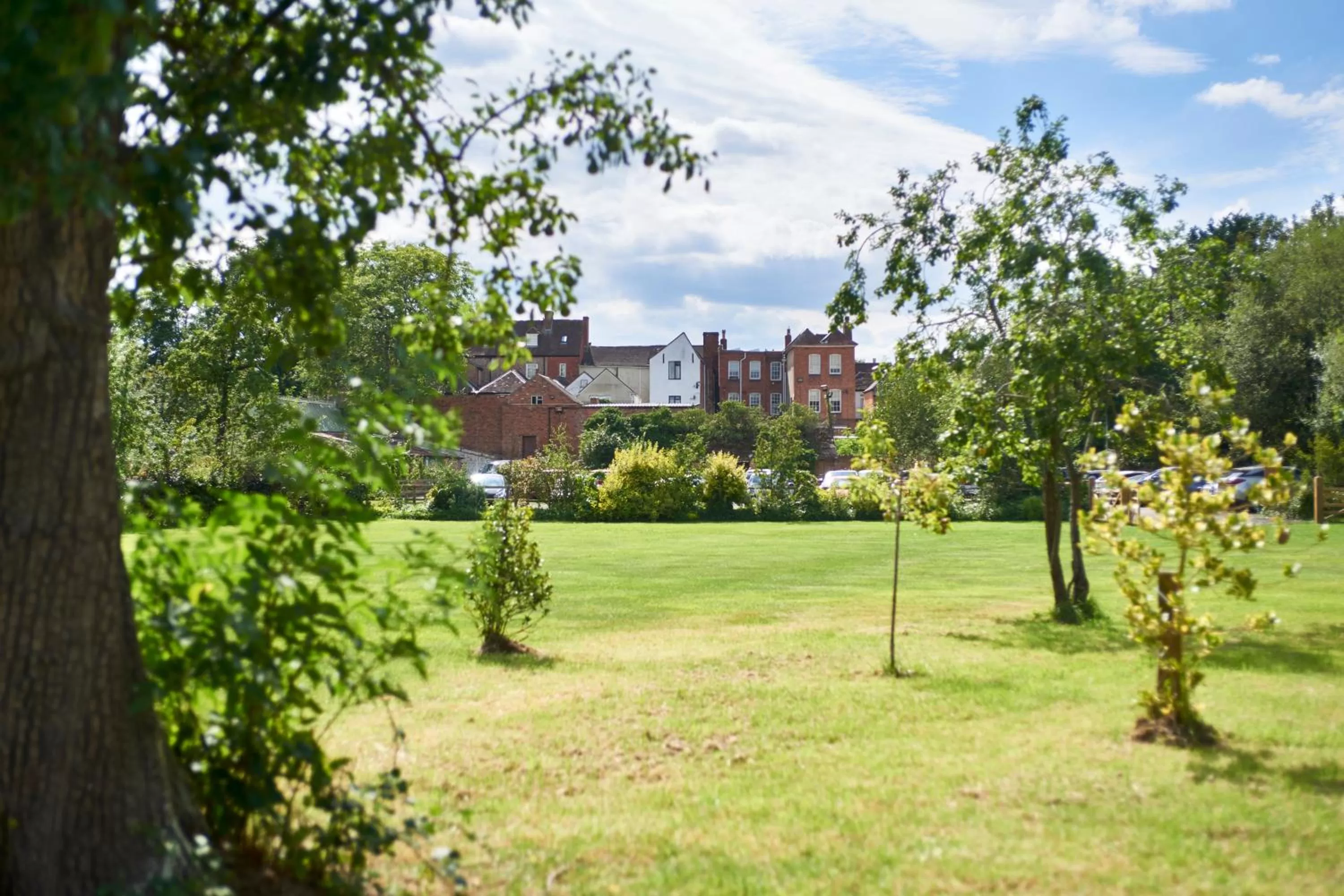 Garden in The Angel Inn Hotel