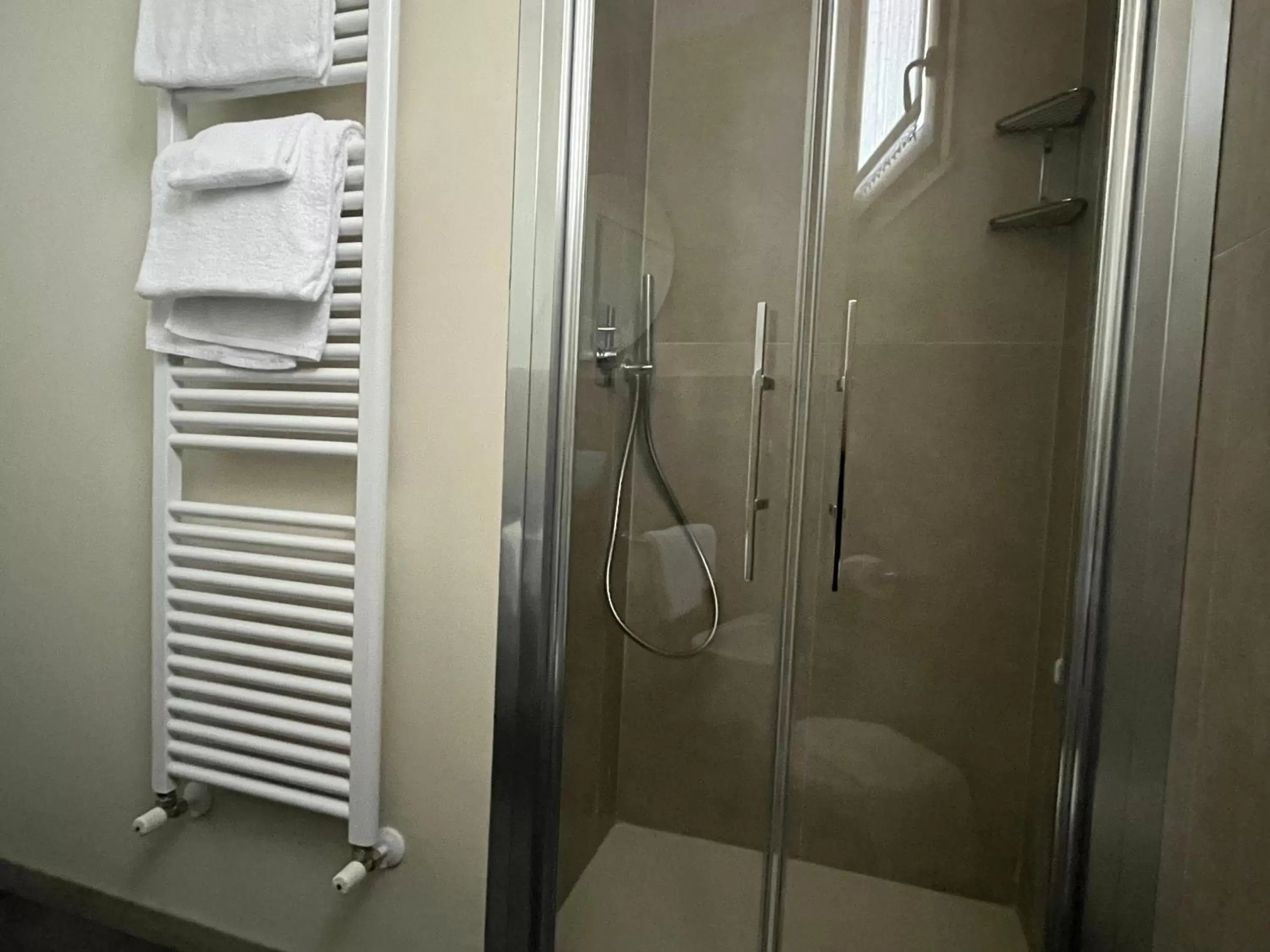 Shower, Bathroom in Hotel Berta