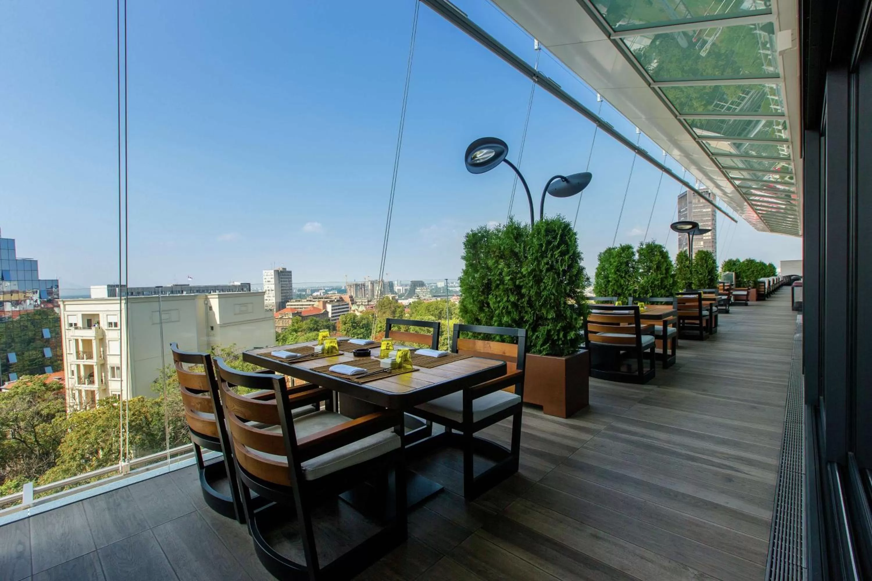 Restaurant/places to eat in Hilton Belgrade