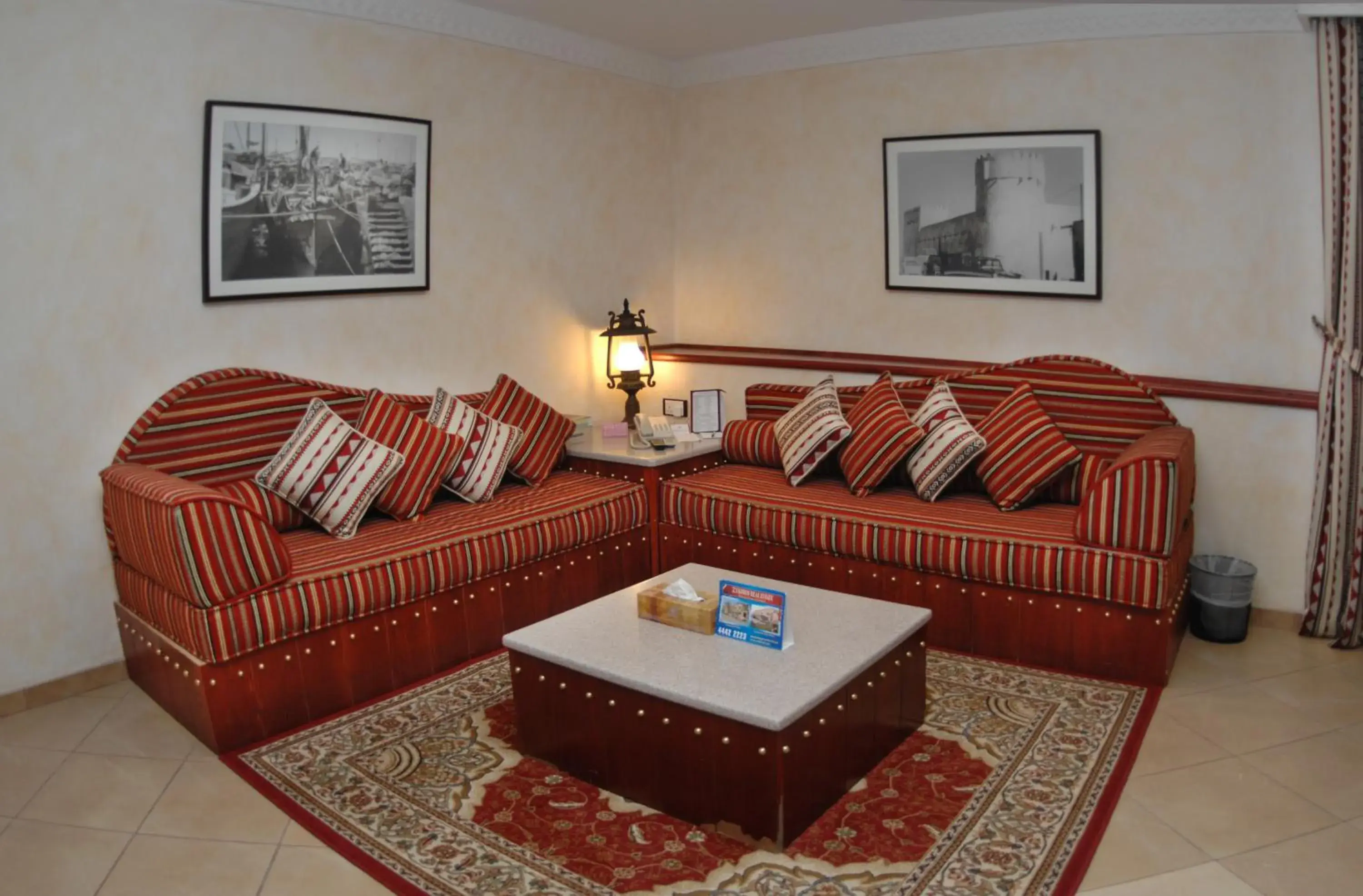 Living room, Seating Area in Al Liwan Suites
