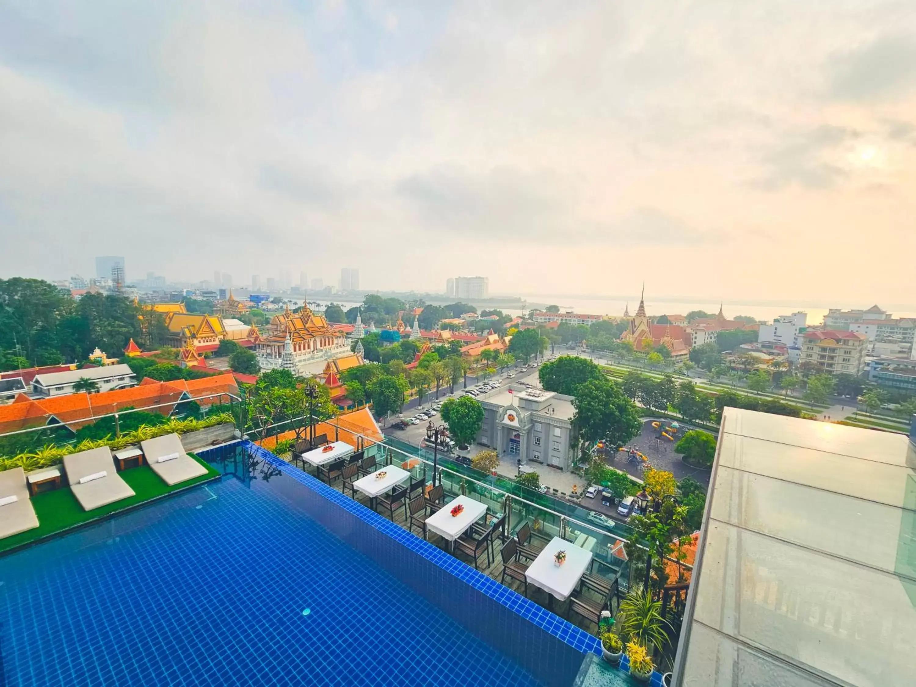 Pool View in Le Botum Hotel