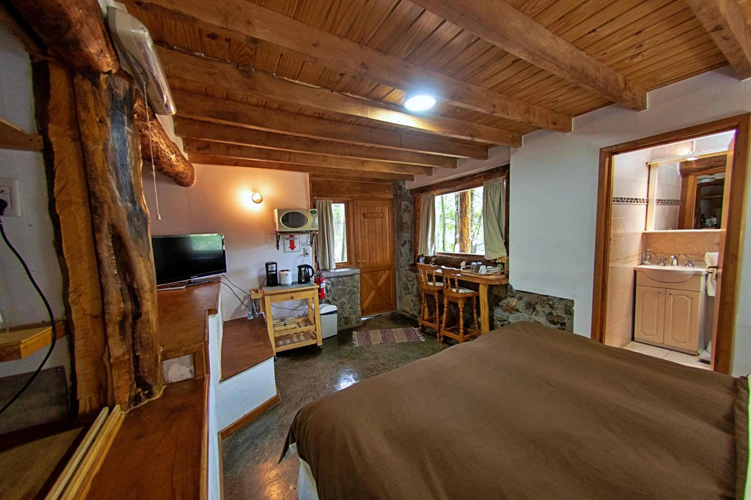 Living room, Bed in Patagonia Villa Lodge